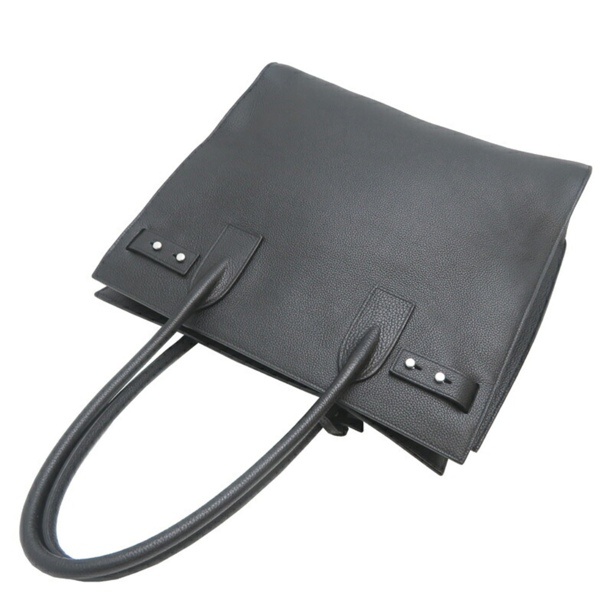 Saint Laurent Black Leather Tote Bag (Pre-Owned)