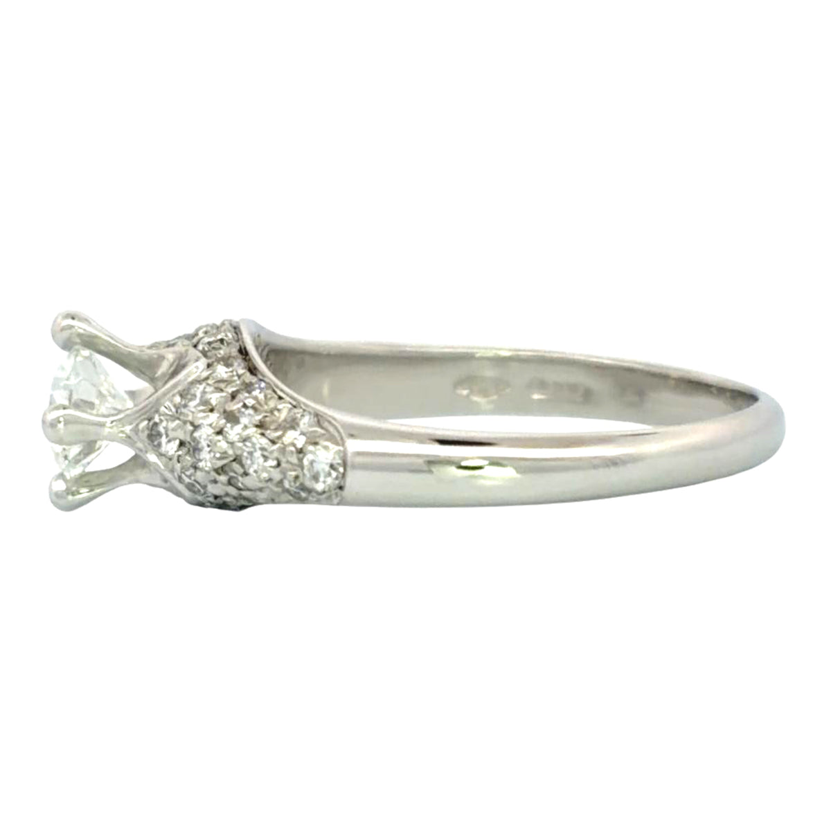 Bvlgari Platinum Platinum 950 Band Ring (Pre-Owned)