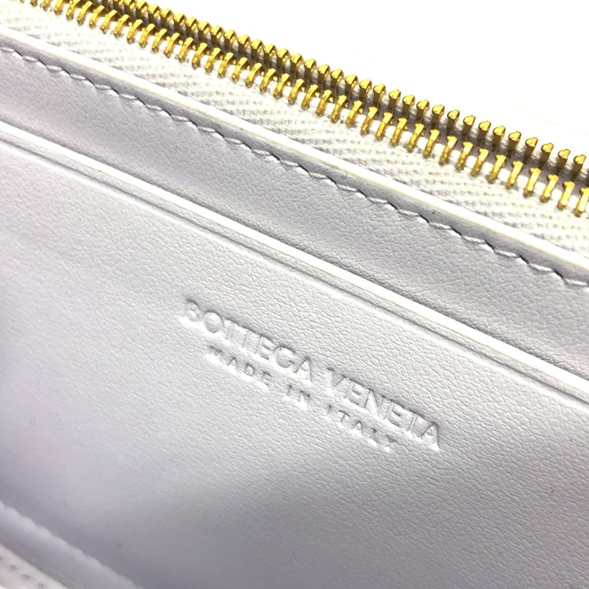 Bottega Veneta Purple Leather Long Wallet (Bi-Fold) (Pre-Owned)
