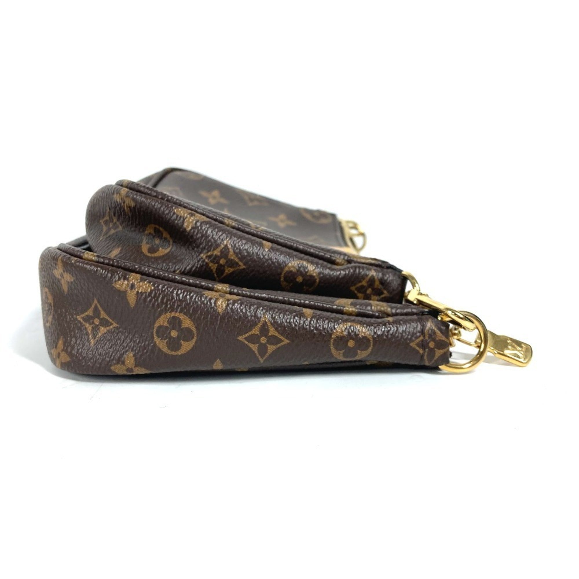 Louis Vuitton Brown Khaki Monogram Pochette Shoulder Bag (Pre-Owned)