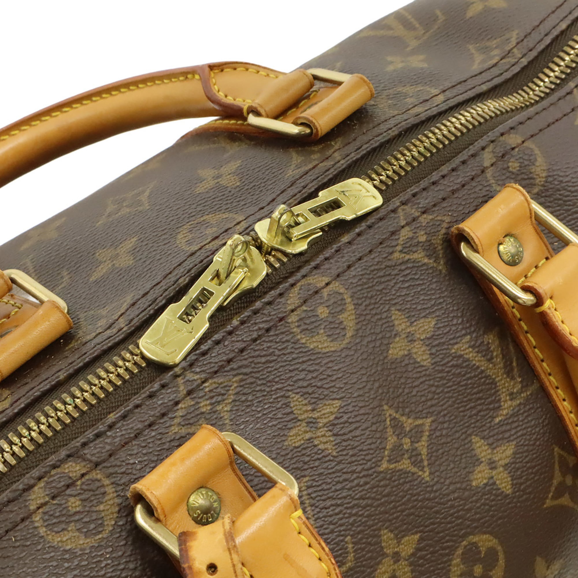 Louis Vuitton Monogram Brown Monogram Boston Bag Handbag (Pre-Owned)