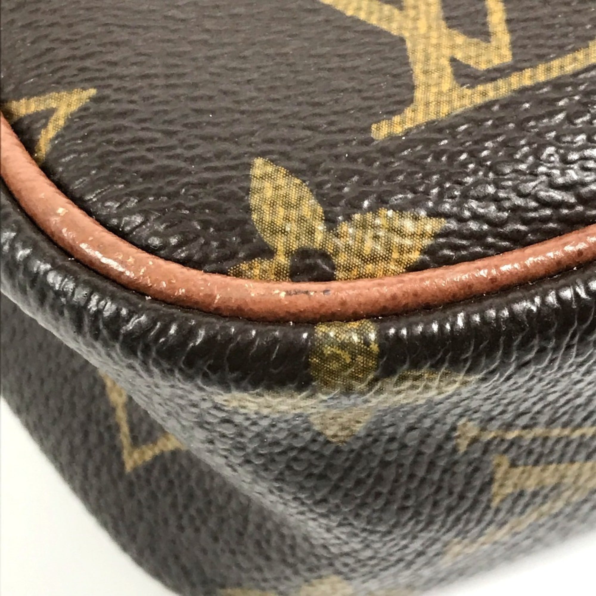 Louis Vuitton Brown Monogram Canvas Pochette Shoulder Bag (Pre-Owned)