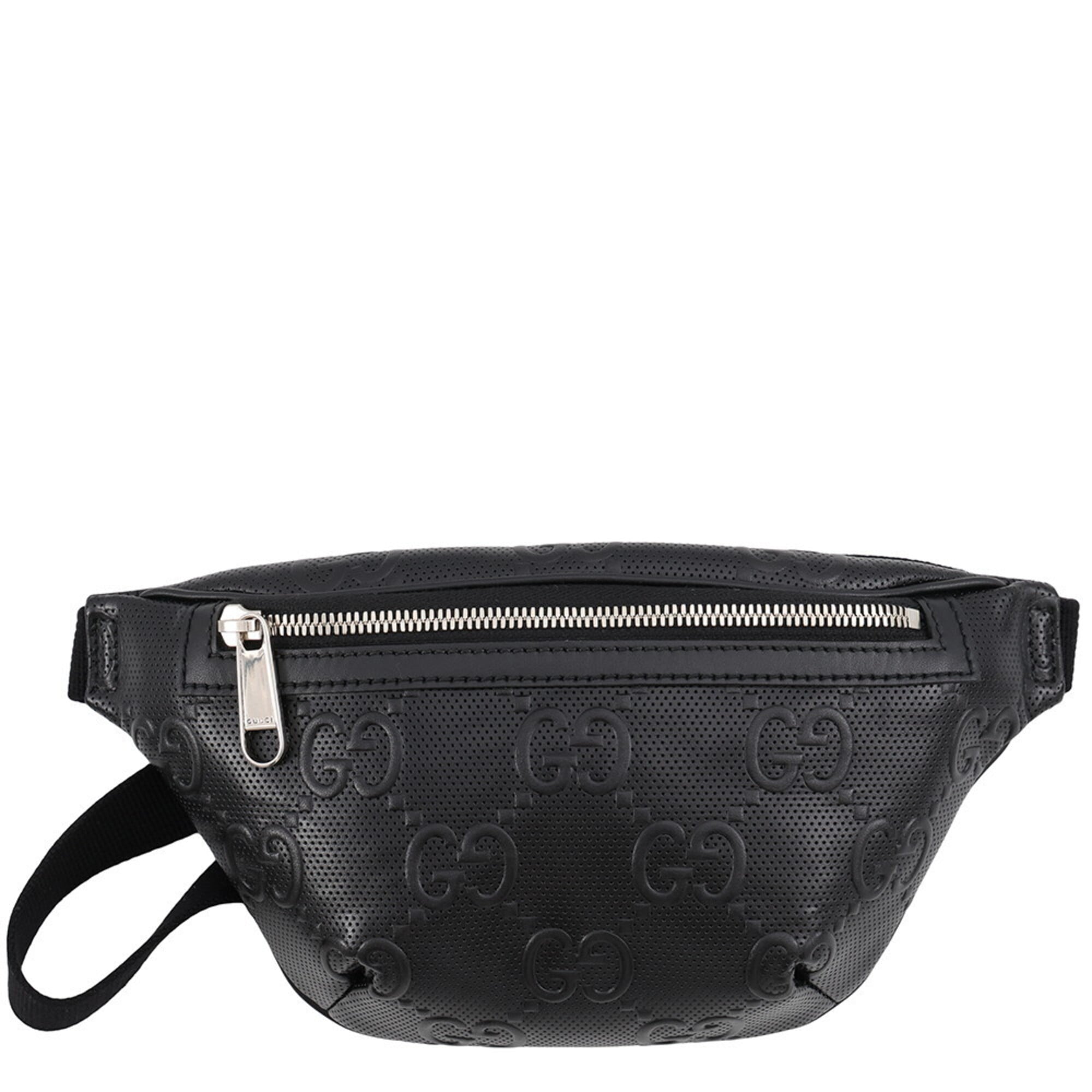 Gucci Black Leather Sling Bag (Pre-Owned)
