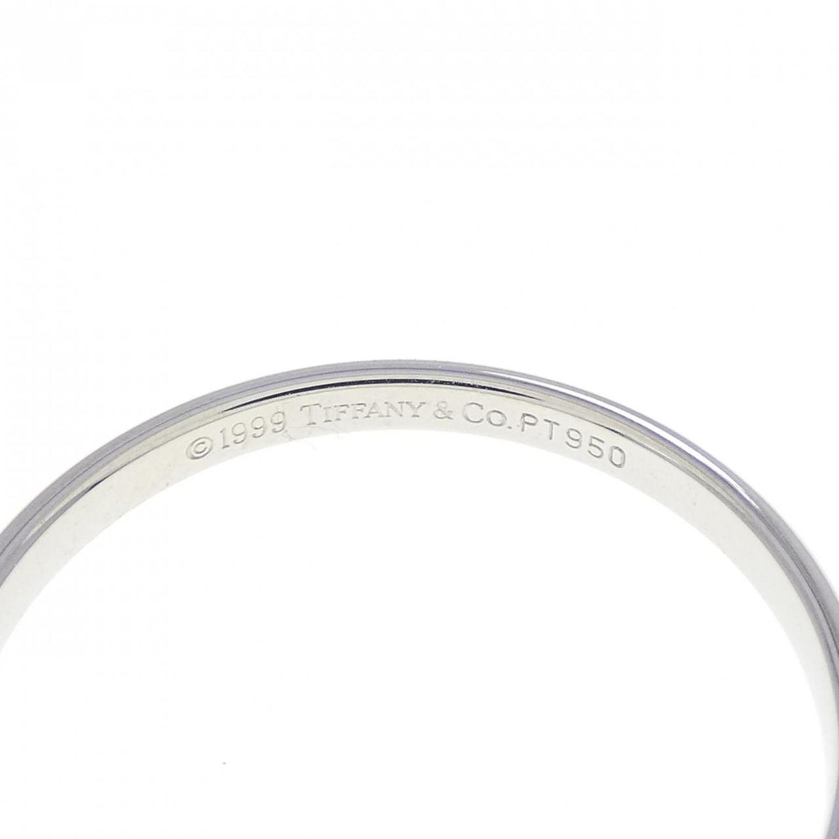 Tiffany Platinum 950 Band Ring (Pre-Owned)