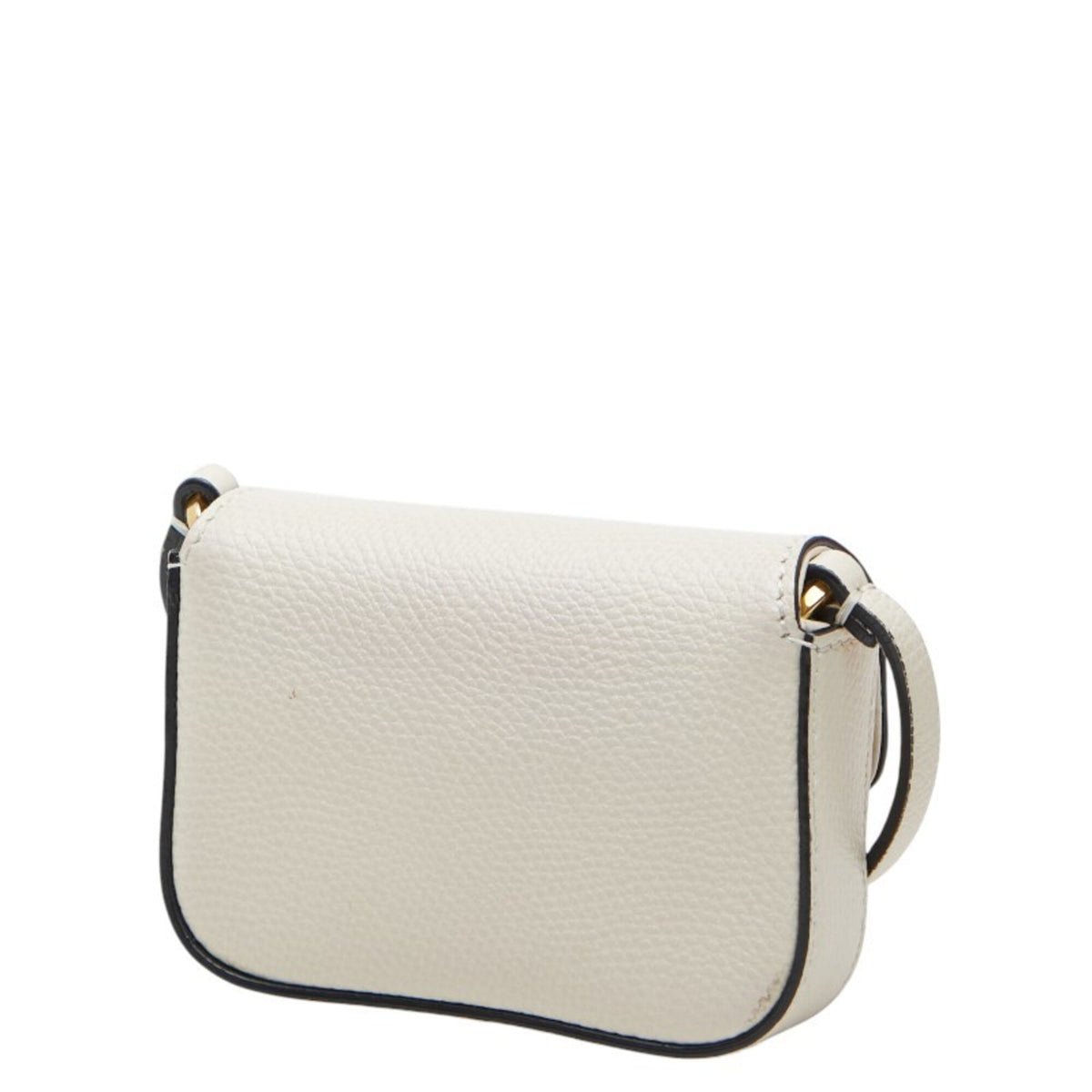Valentino White Leather Pochette Shoulder Bag (Pre-Owned)