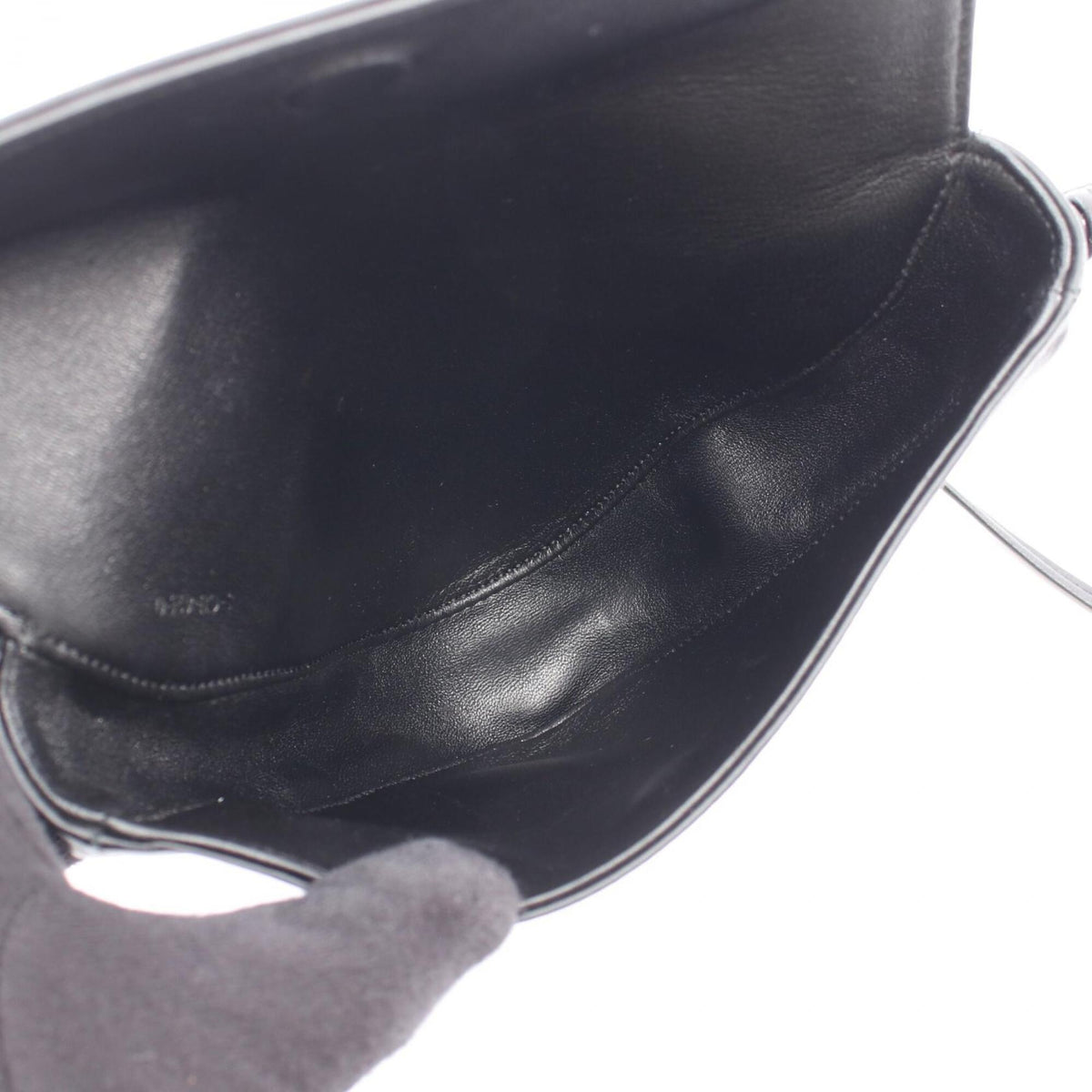 Celine Black Leather Handbag Shoulder Bag (Pre-Owned)