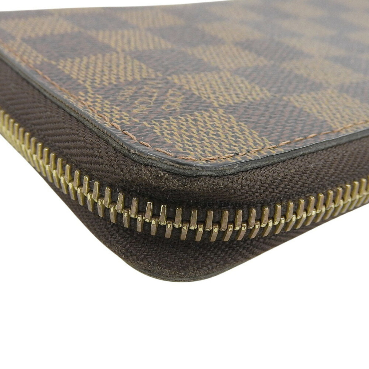Louis Vuitton Damier Canvas Ebene Pvc Long Wallet (Bi-Fold) (Pre-Owned)
