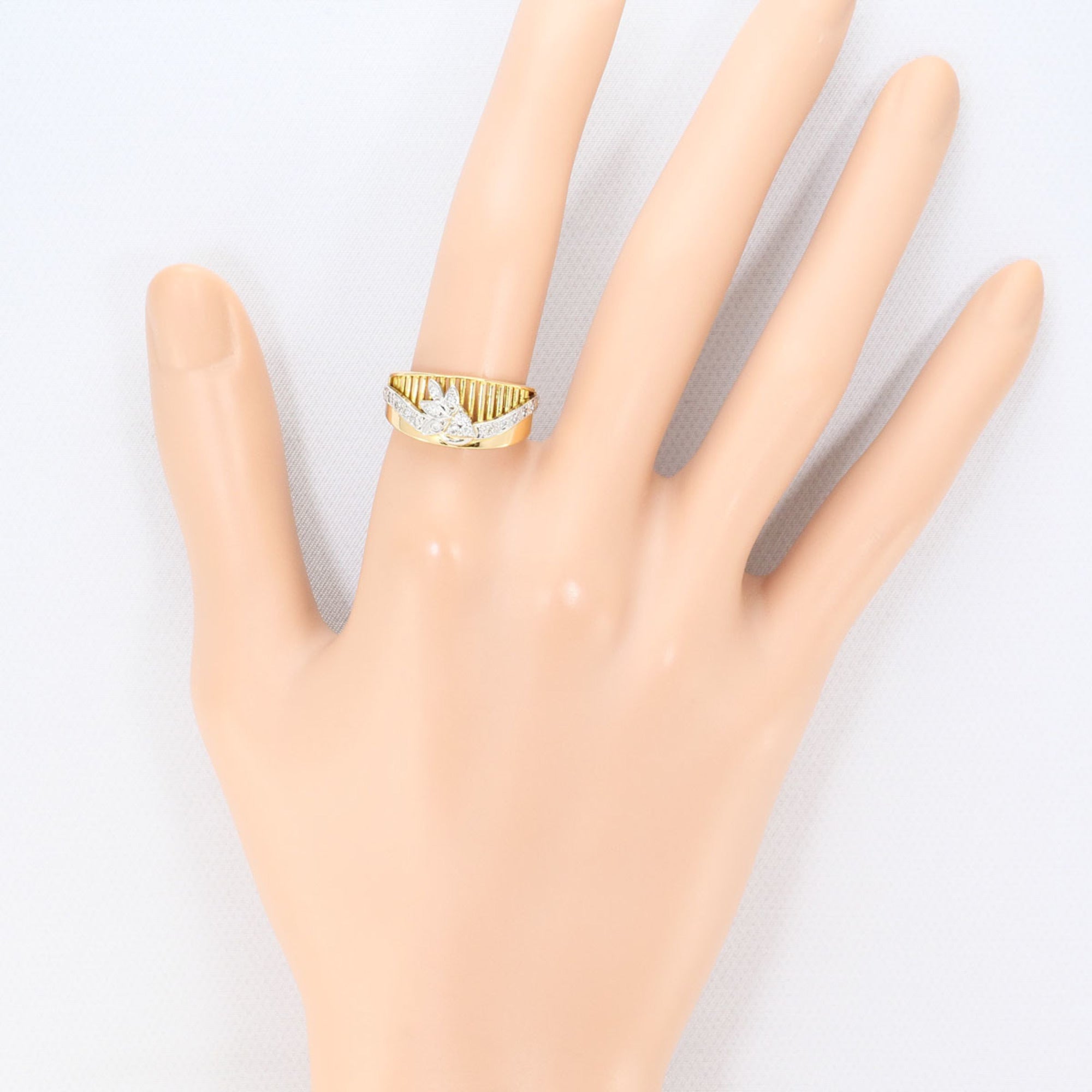 Unbranded Platinum Yellow Gold Yellow Gold (18K) Platinum 900 Band Ring (Pre-Owned)