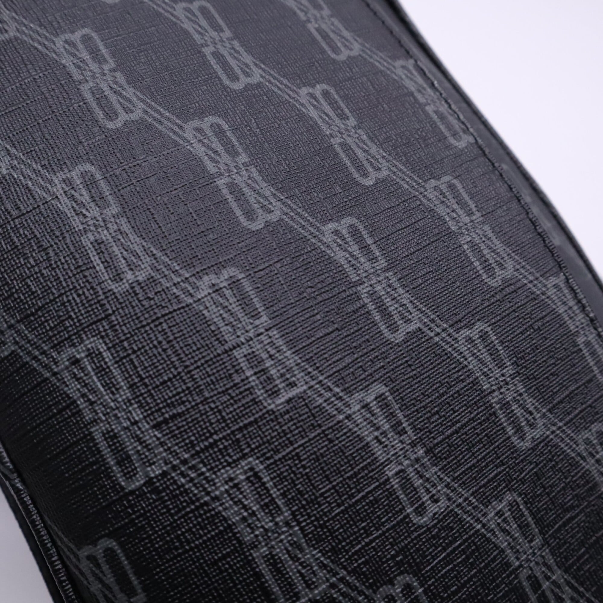 Balenciaga Black Gray Coated Canvas Shoulder Bag (Pre-Owned)