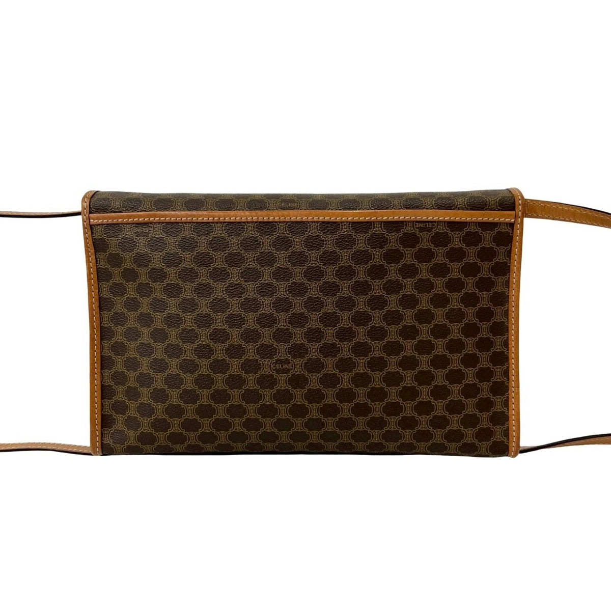 Celine Brown Leather Pvc Shoulder Bag (Pre-Owned)