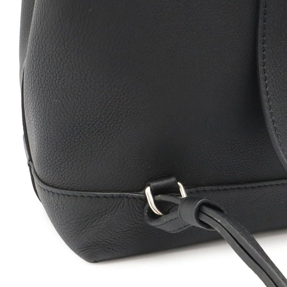 Louis Vuitton Black Noir Leather Backpack (Pre-Owned)