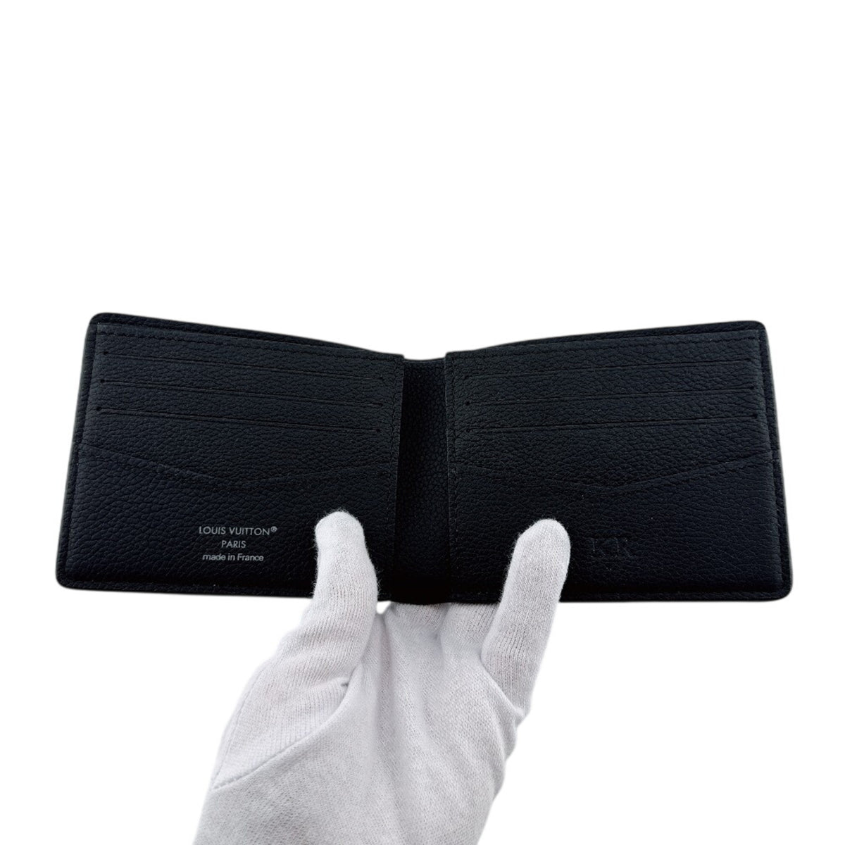 Louis Vuitton Black Damier Canvas Wallet (Bi-Fold) (Pre-Owned)