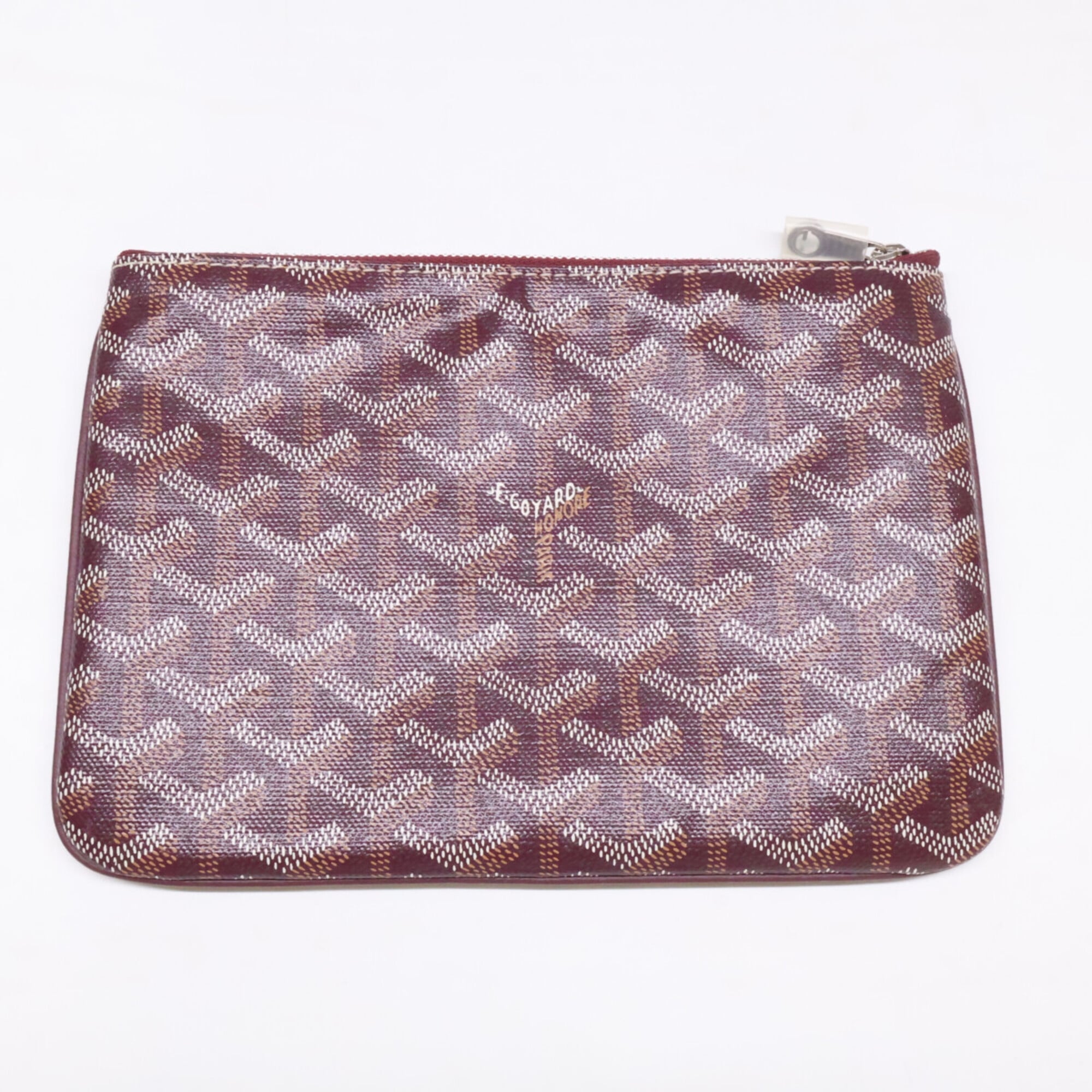Goyard Burgundy Pvc Clutch Bag Pouch (Pre-Owned)