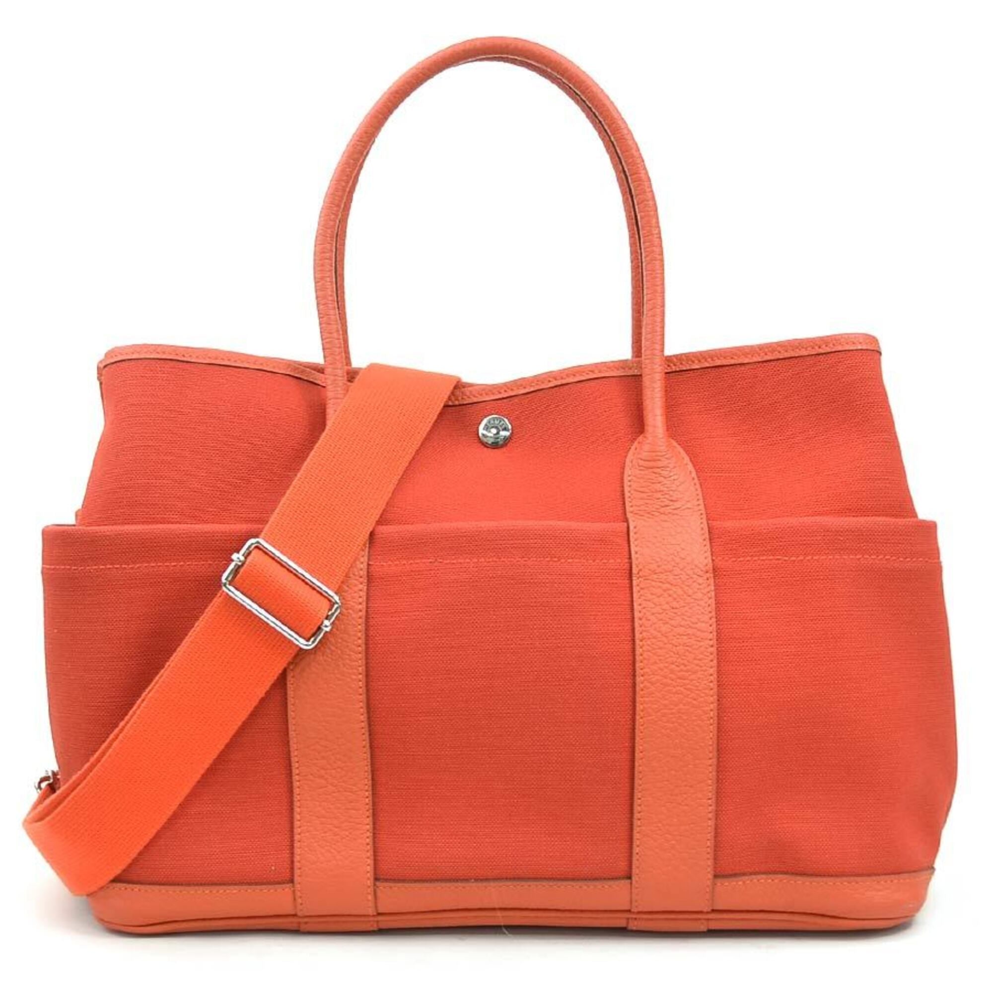 Hermes Capucine Country Leather Handbag Shoulder Bag (Pre-Owned)
