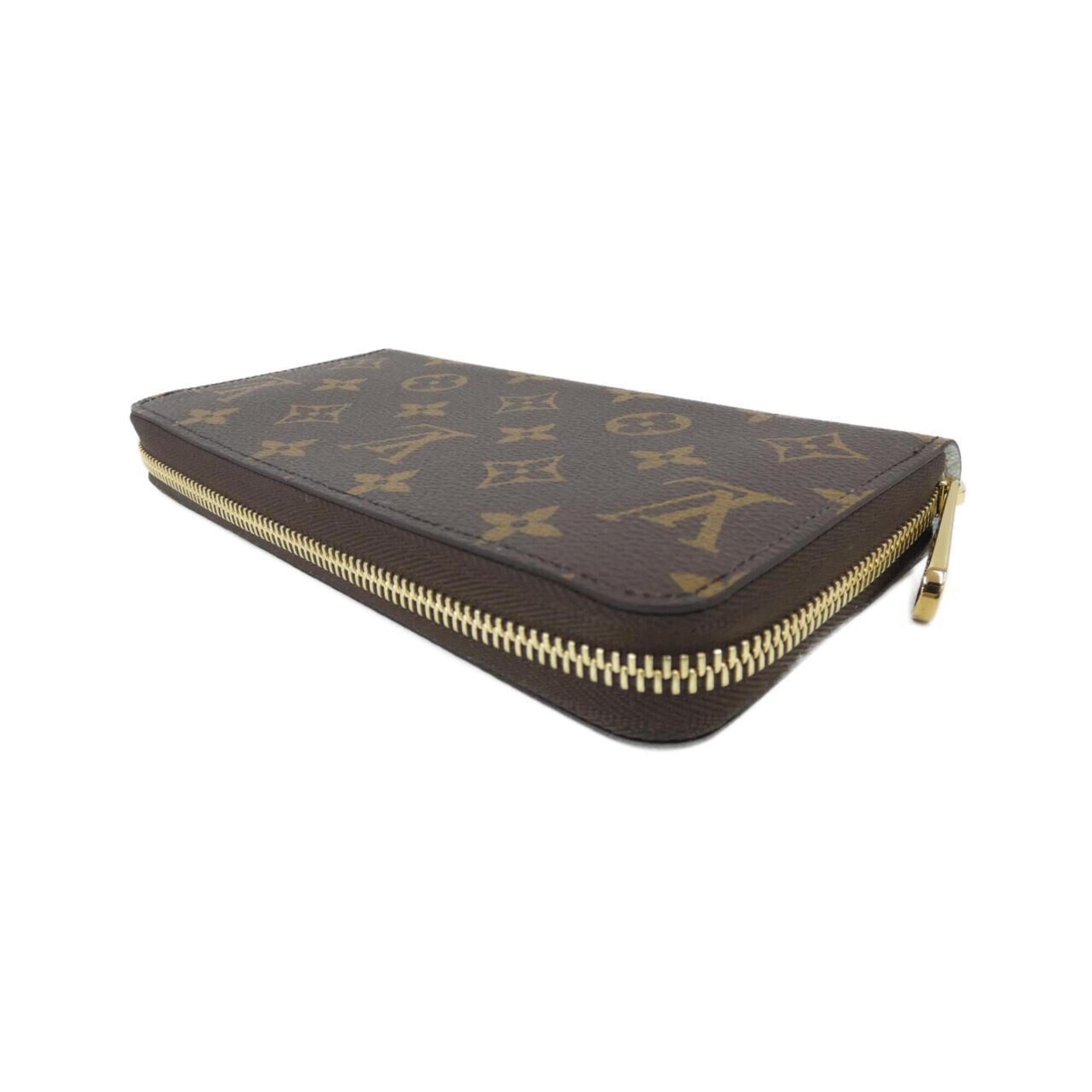 Louis Vuitton Brown Coated Canvas Long Wallet (Bi-Fold) (Pre-Owned)