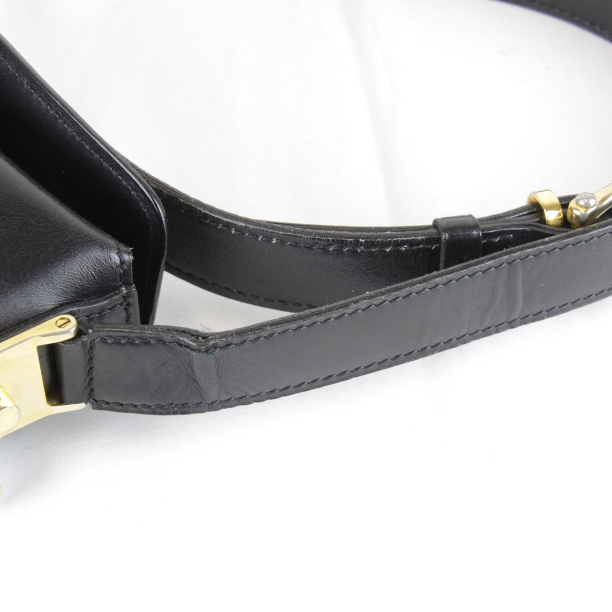 Celine Black Leather Shoulder Bag (Pre-Owned)