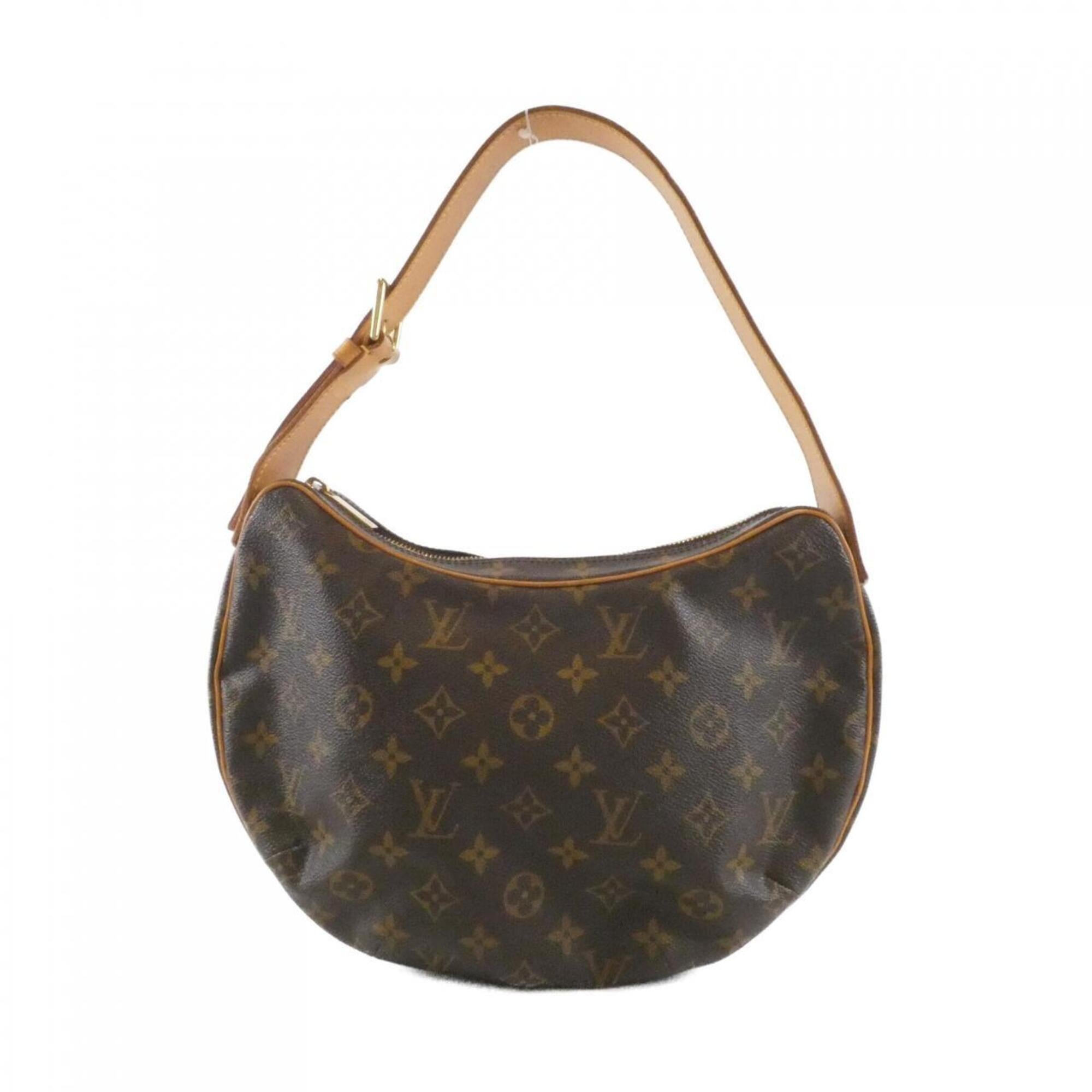 Louis Vuitton Marron Coated Canvas Shoulder Bag (Pre-Owned)