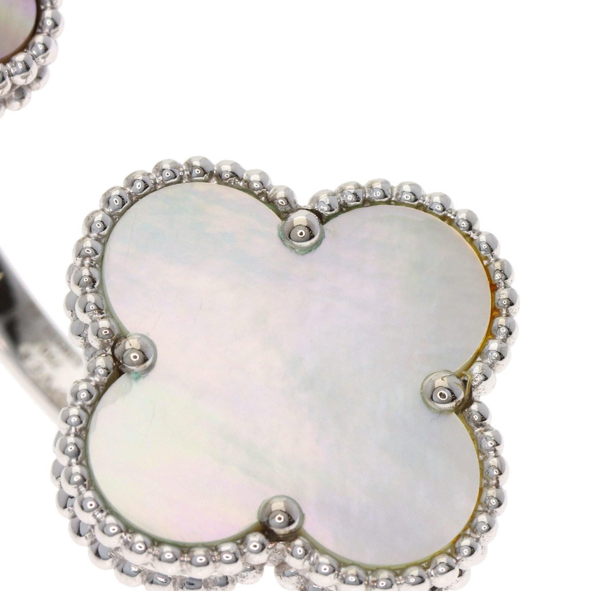 Van Cleef & Arpels White Gold White Gold (18K) Band Ring (Pre-Owned)