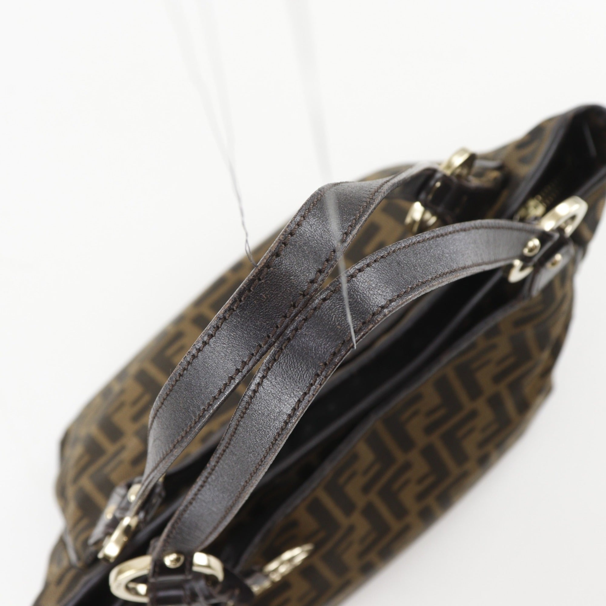 Fendi Zucca Brown Zucca Tote Bag (Pre-Owned)