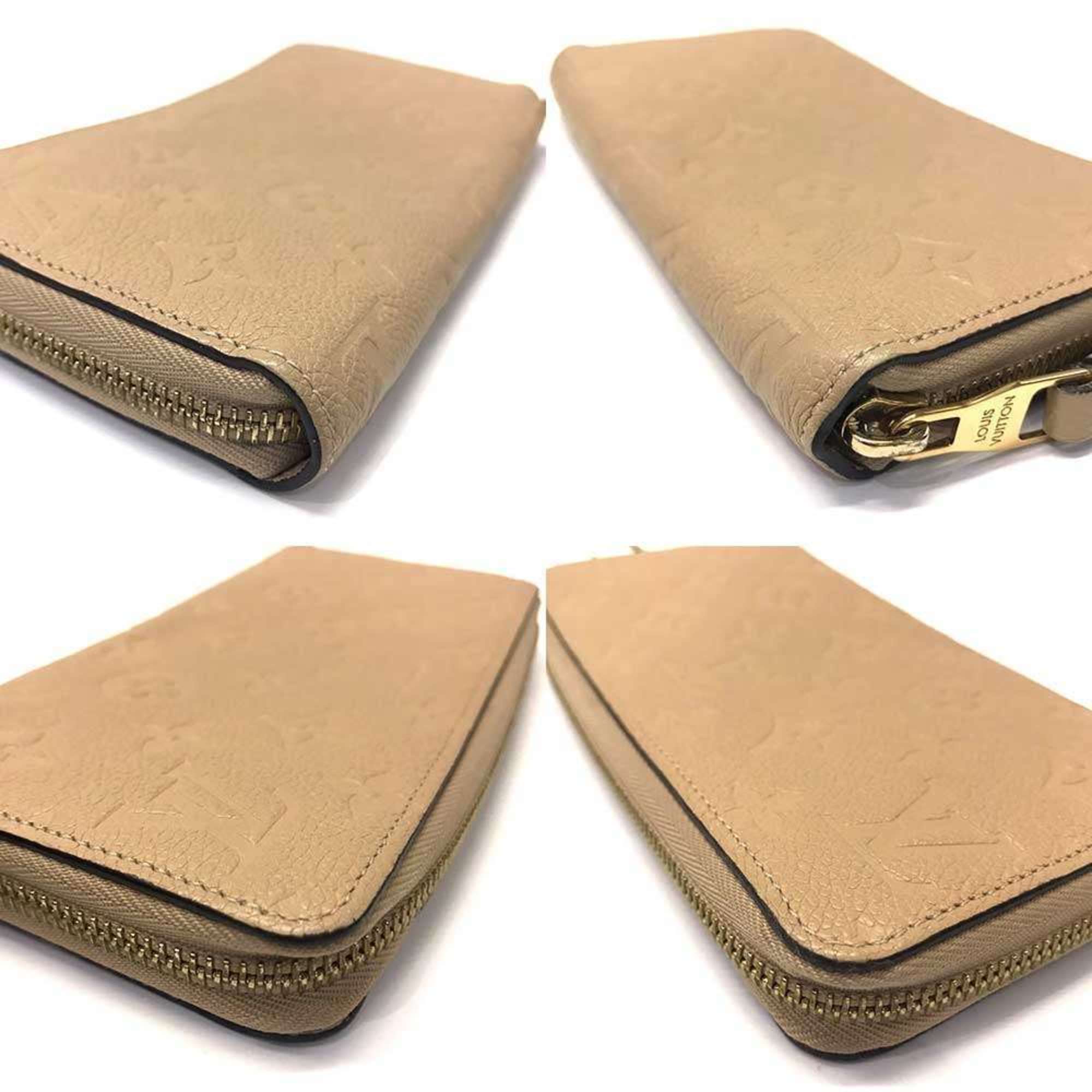 Louis Vuitton Monogram Empreinte Beige Dune Monogram Empreinte Long Wallet (Bi-Fold) (Pre-Owned)