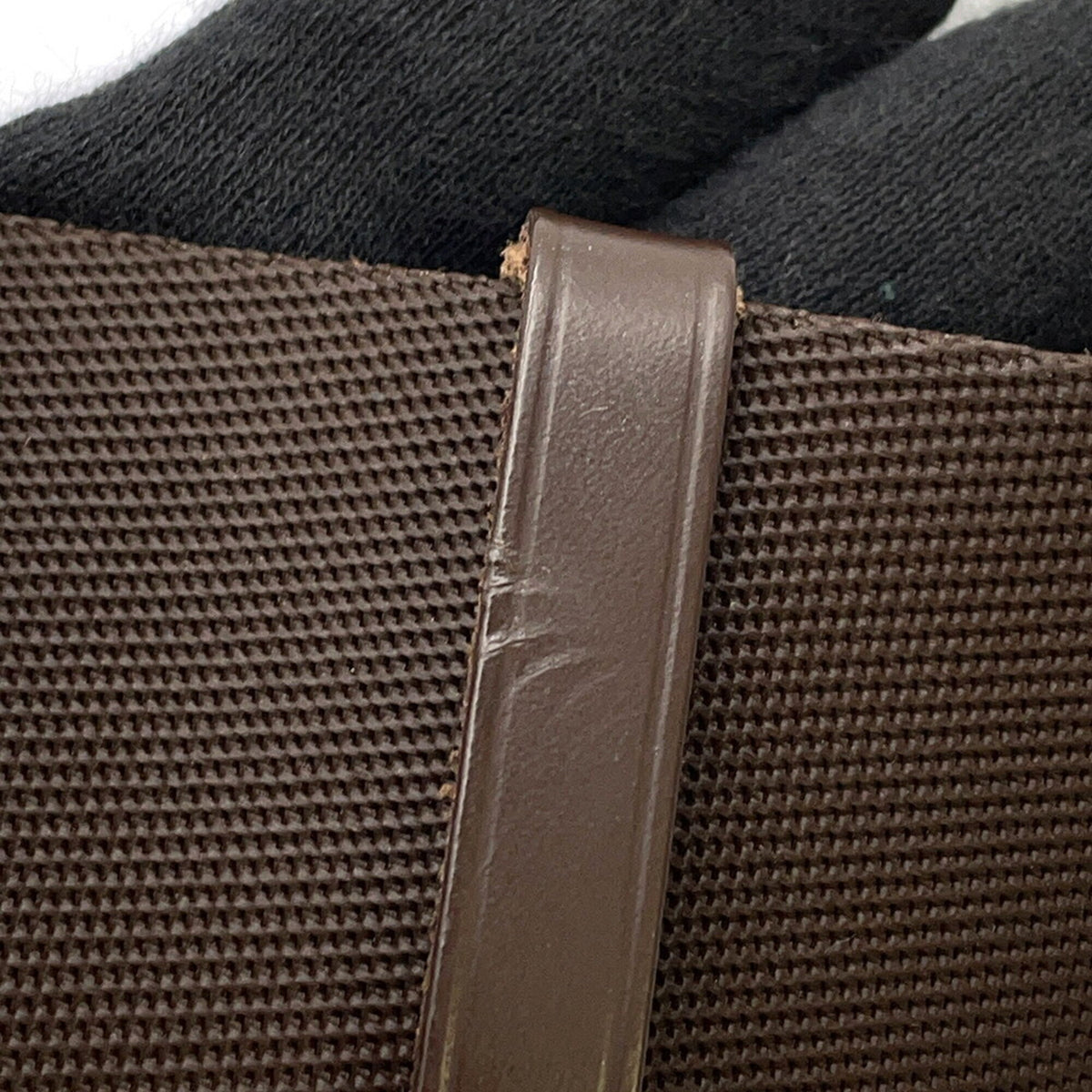 Louis Vuitton Brown Damier Canvas Ebene Damier Canvas Handbag Pouch Shoulder Bag Sling Bag (Pre-Owned)