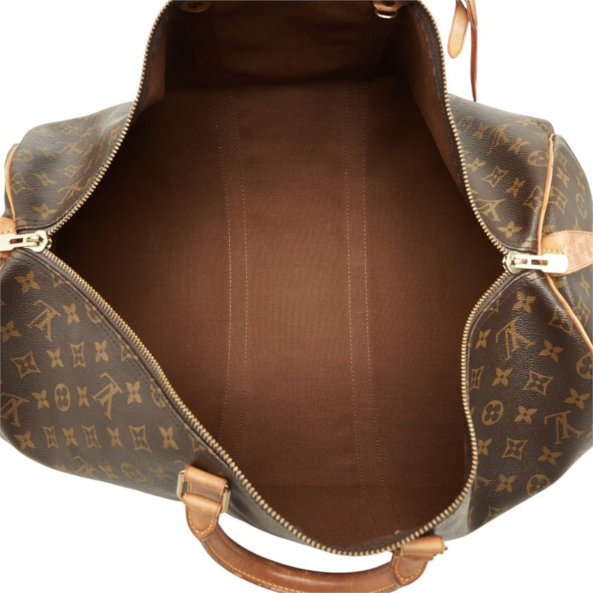 Louis Vuitton Monogram Brown Pvc Leather Boston Bag (Pre-Owned)