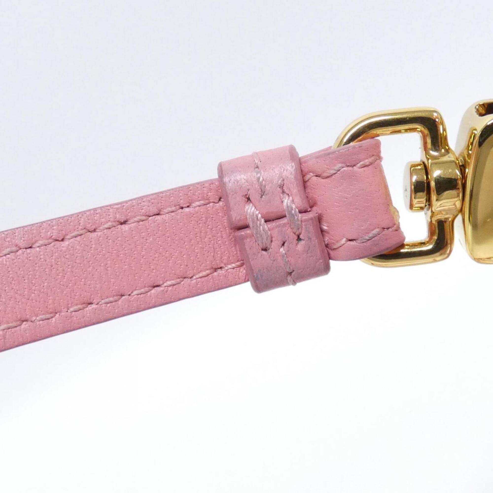 Christian Dior Pink Leather Backpack (Pre-Owned)