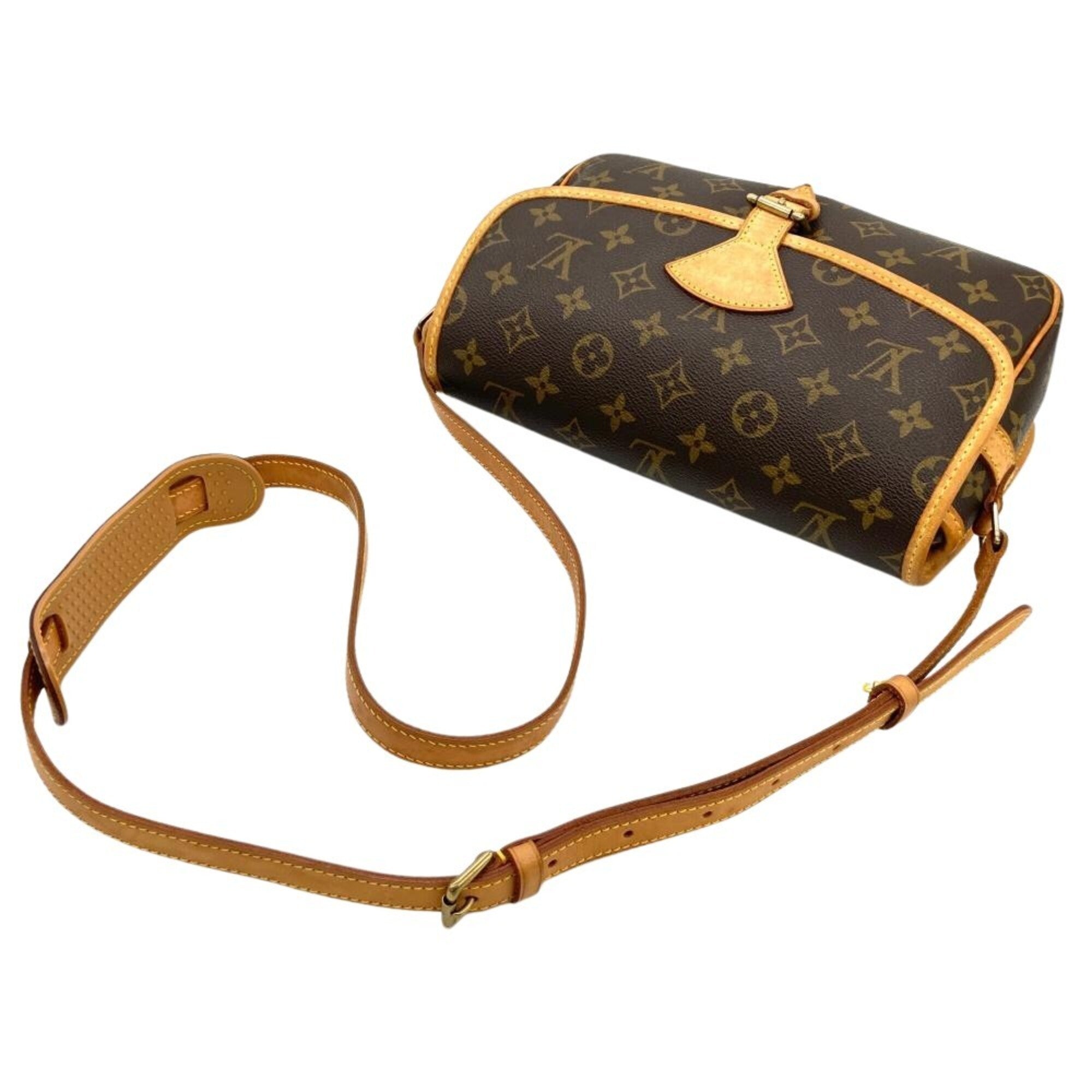 Louis Vuitton Brown Monogram Canvas Shoulder Bag (Pre-Owned)