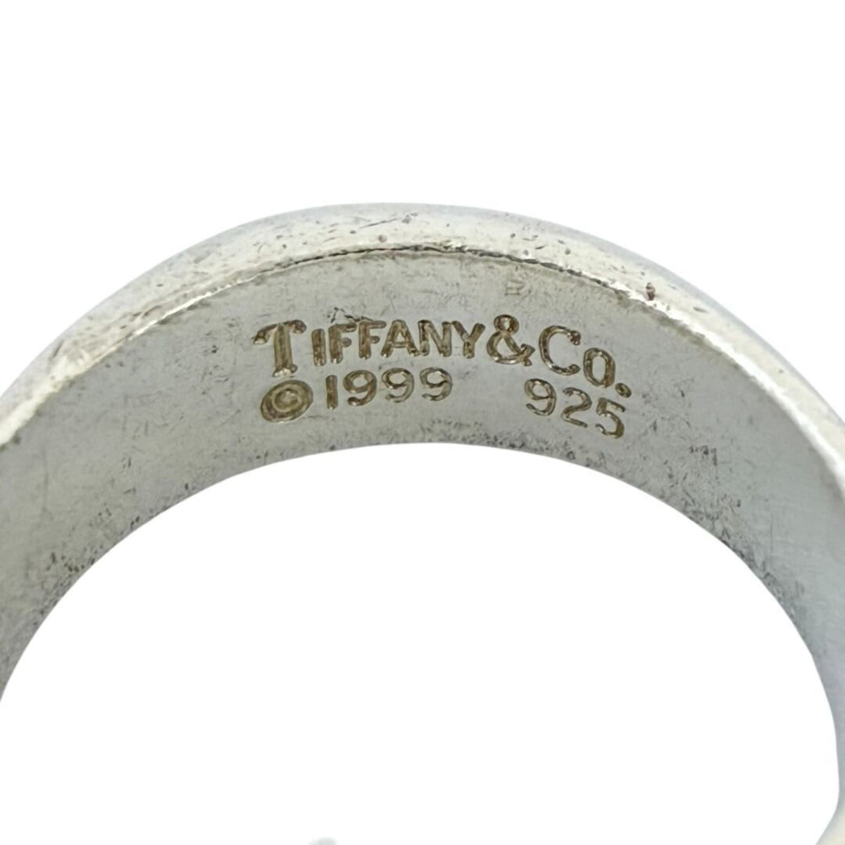Tiffany Silver 925 Band Ring (Pre-Owned)
