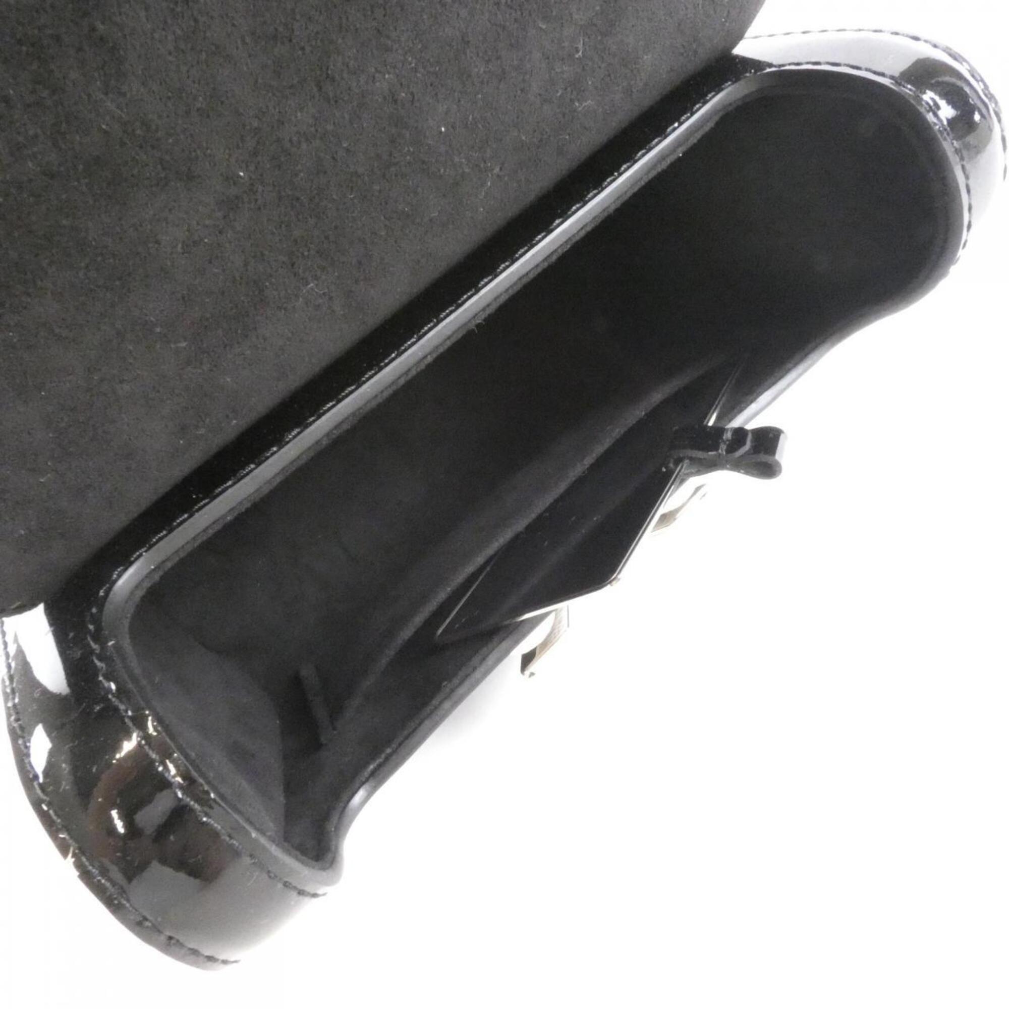 Louis Vuitton Black Leather Shoulder Bag (Pre-Owned)