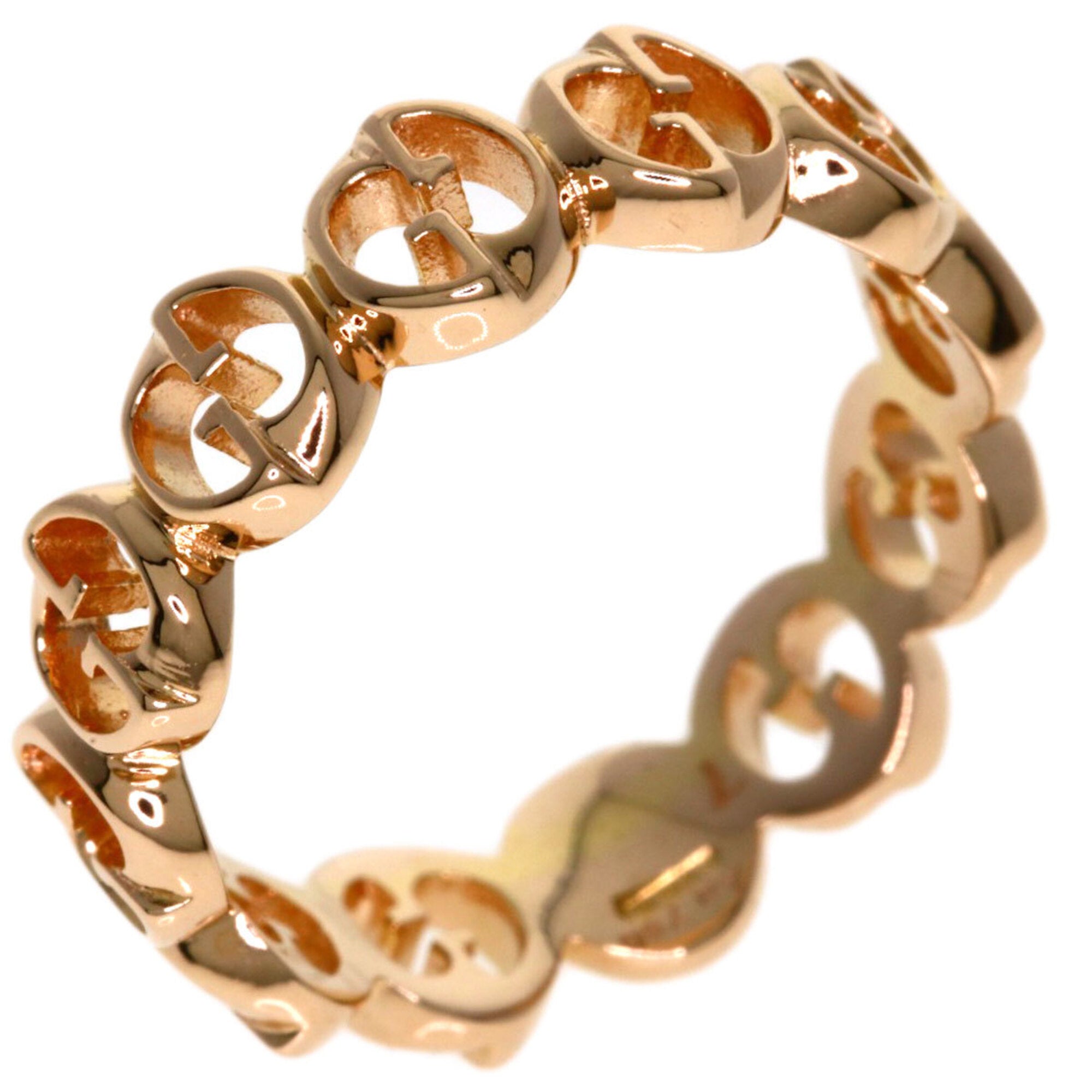 Gucci Pink Gold (18K) Band Ring (Pre-Owned)