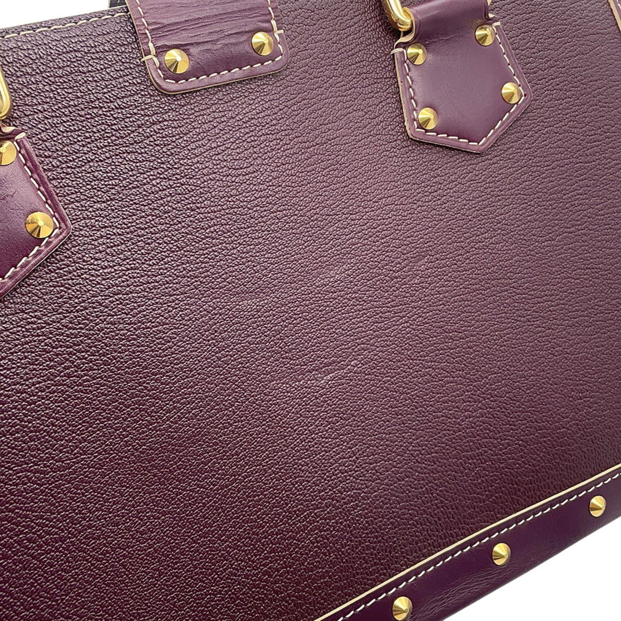 Louis Vuitton Purple Suhali Leather Handbag (Pre-Owned)