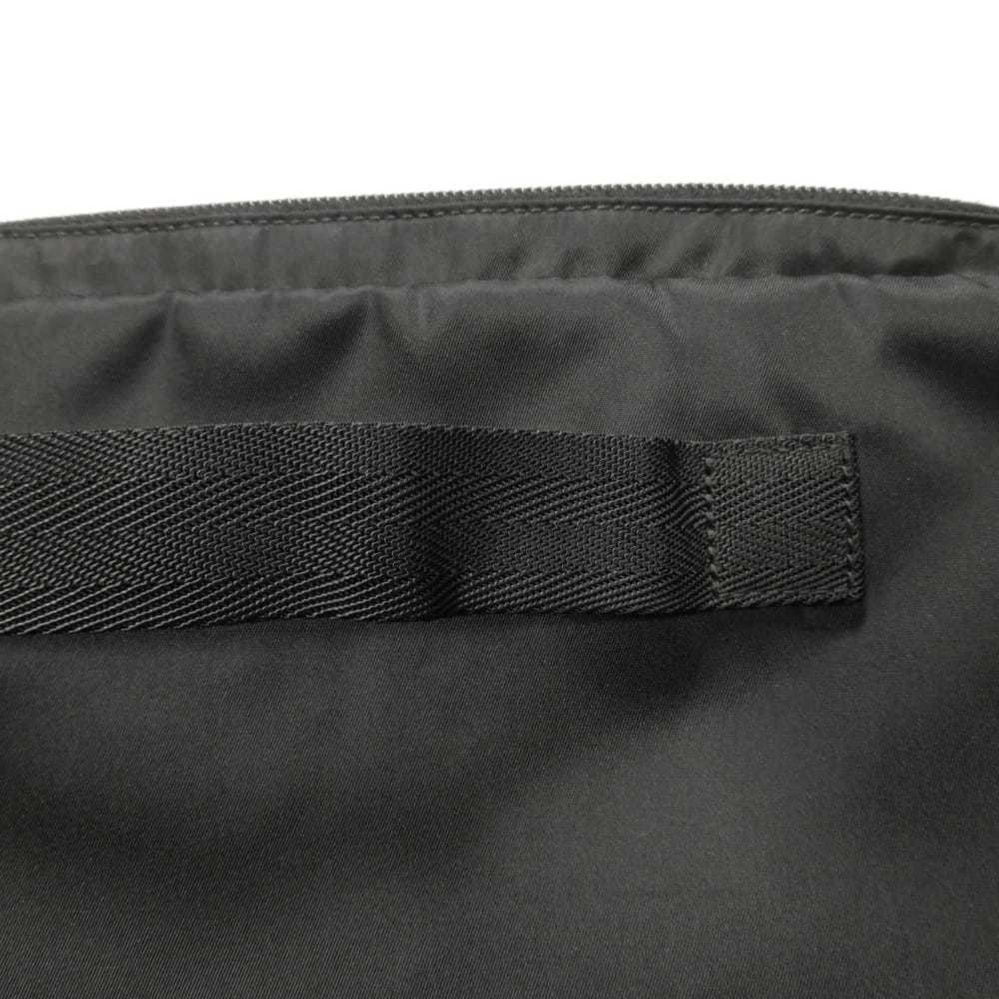 Prada Black Nero Nylon Clutch Bag (Pre-Owned)