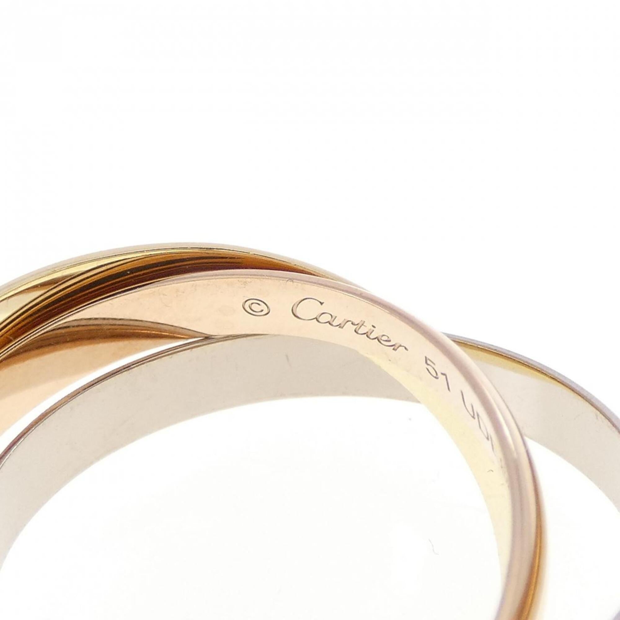 Cartier Yellow Gold (18K) Pink Gold (18K) White Gold (18K) Band Ring (Pre-Owned)