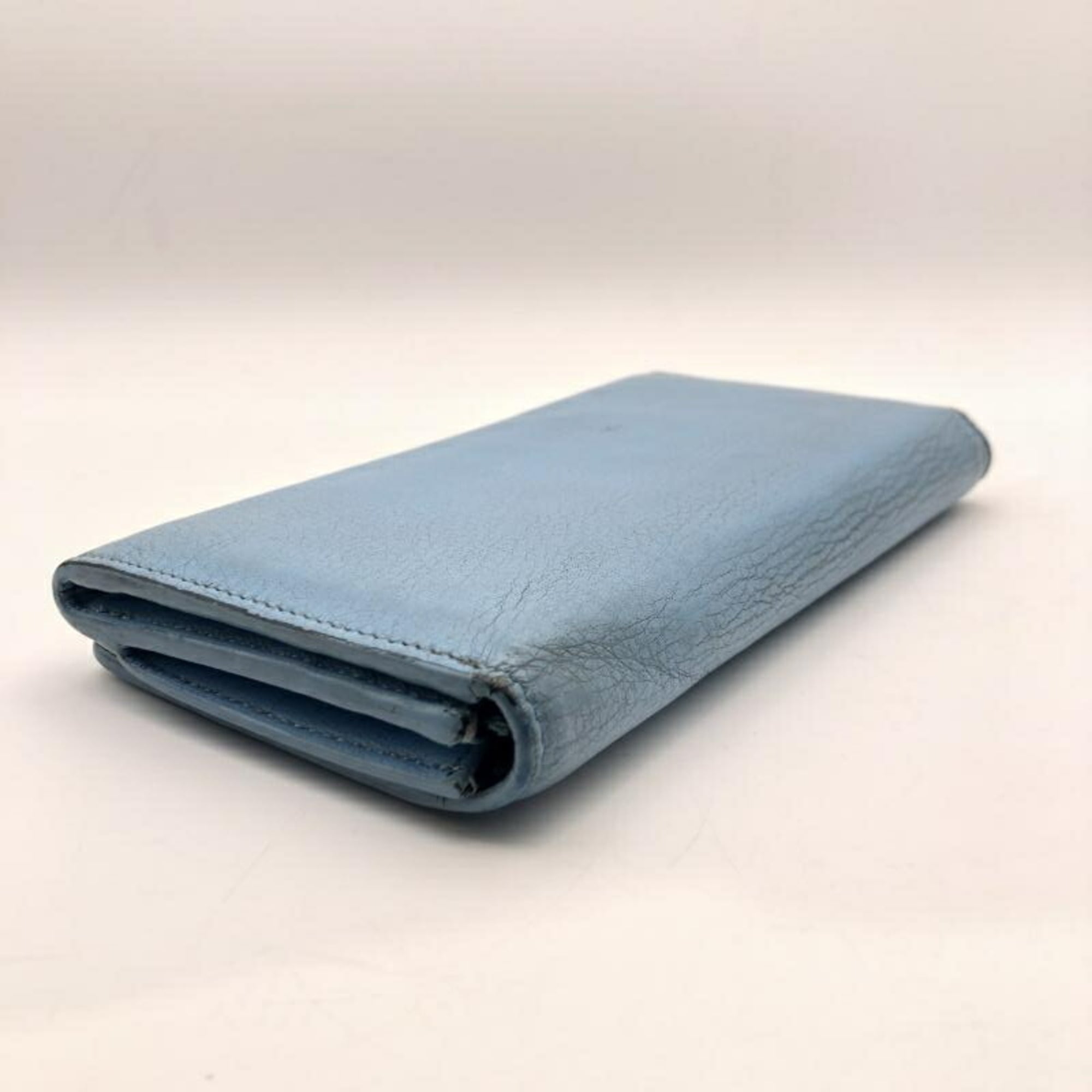 Balenciaga Light Blue Long Wallet (Bi-Fold) (Pre-Owned)