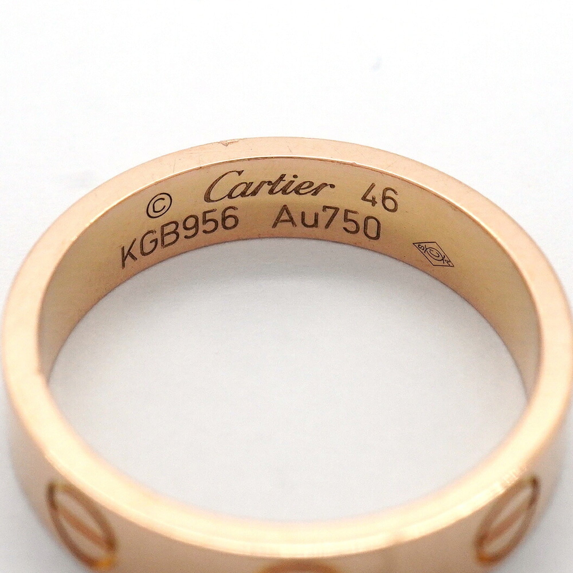 Cartier Pink Gold (18K) Band Ring (Pre-Owned)