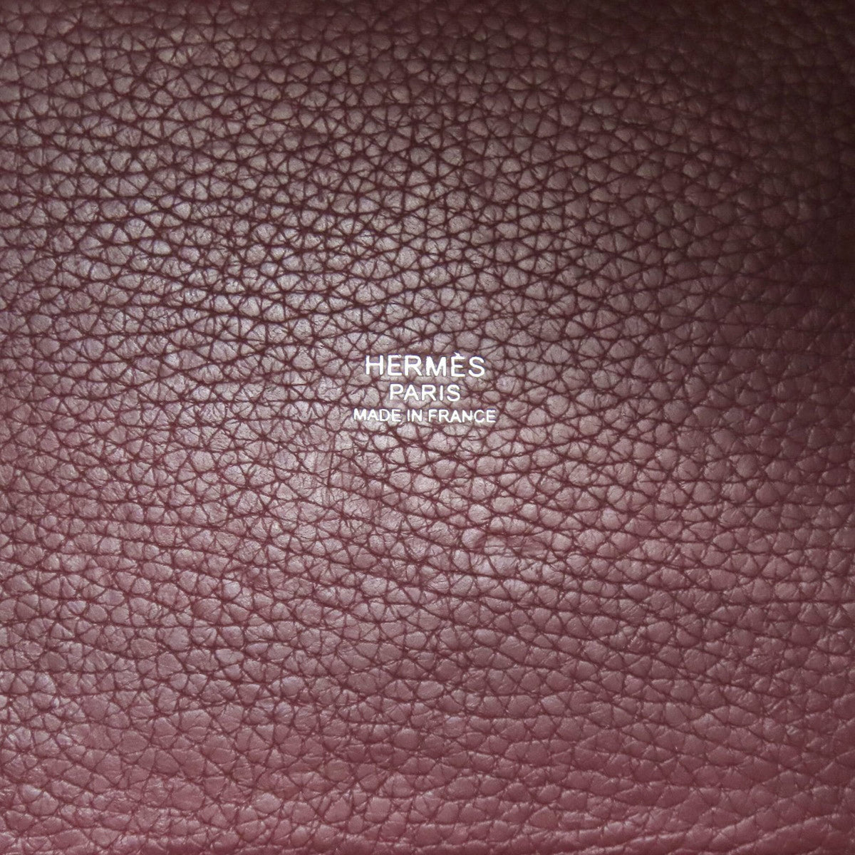 Hermes Picotin Bordeaux Taurillon Clemence Leather Handbag (Pre-Owned)