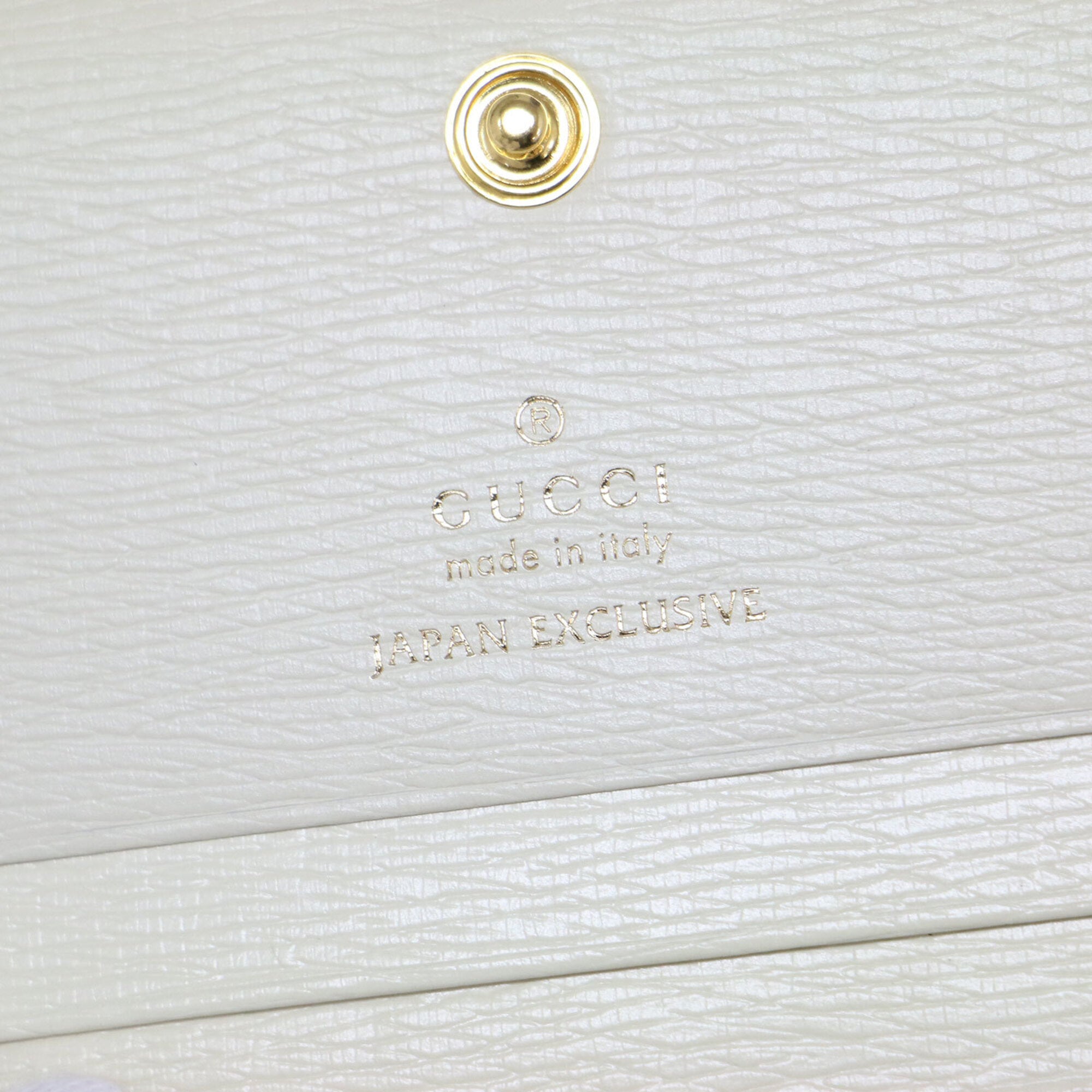 Gucci Ivory Leather Wallet (Bi-Fold) (Pre-Owned)