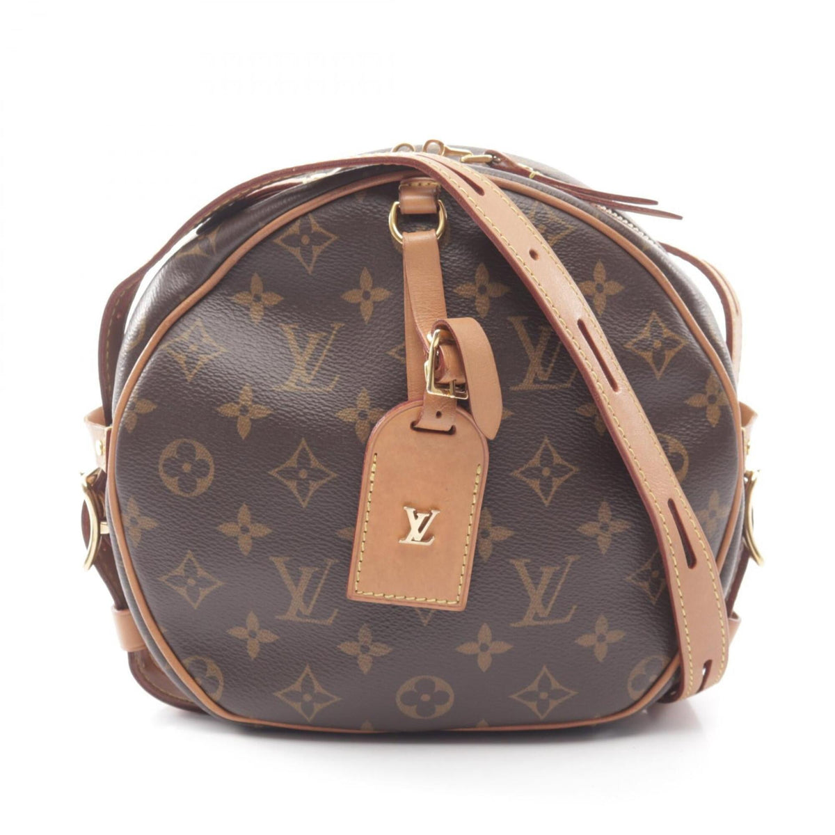 Louis Vuitton Brown Pvc Coated Canvas Leather Handbag Shoulder Bag (Pre-Owned)