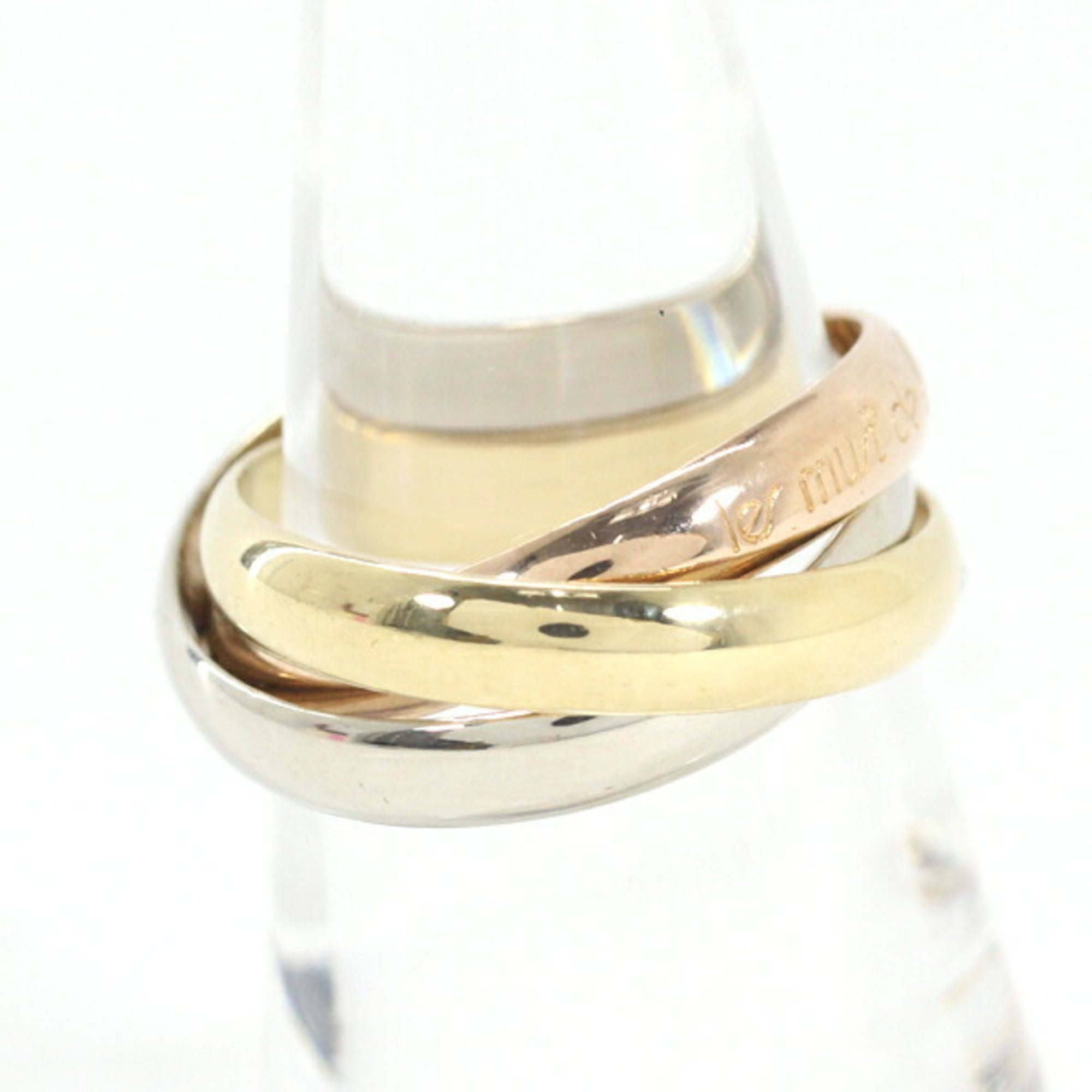 Cartier Pink Gold White Gold Yellow Gold Yellow Gold (18K) Pink Gold (18K) White Gold (18K) Band Ring (Pre-Owned)