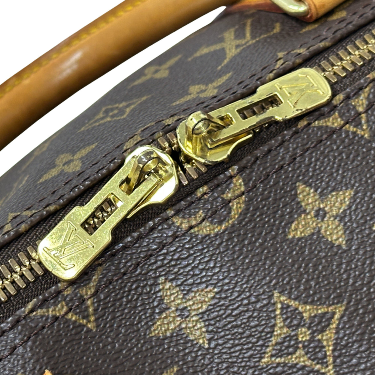 Louis Vuitton Brown Monogram Monogram Boston Bag Handbag (Pre-Owned)