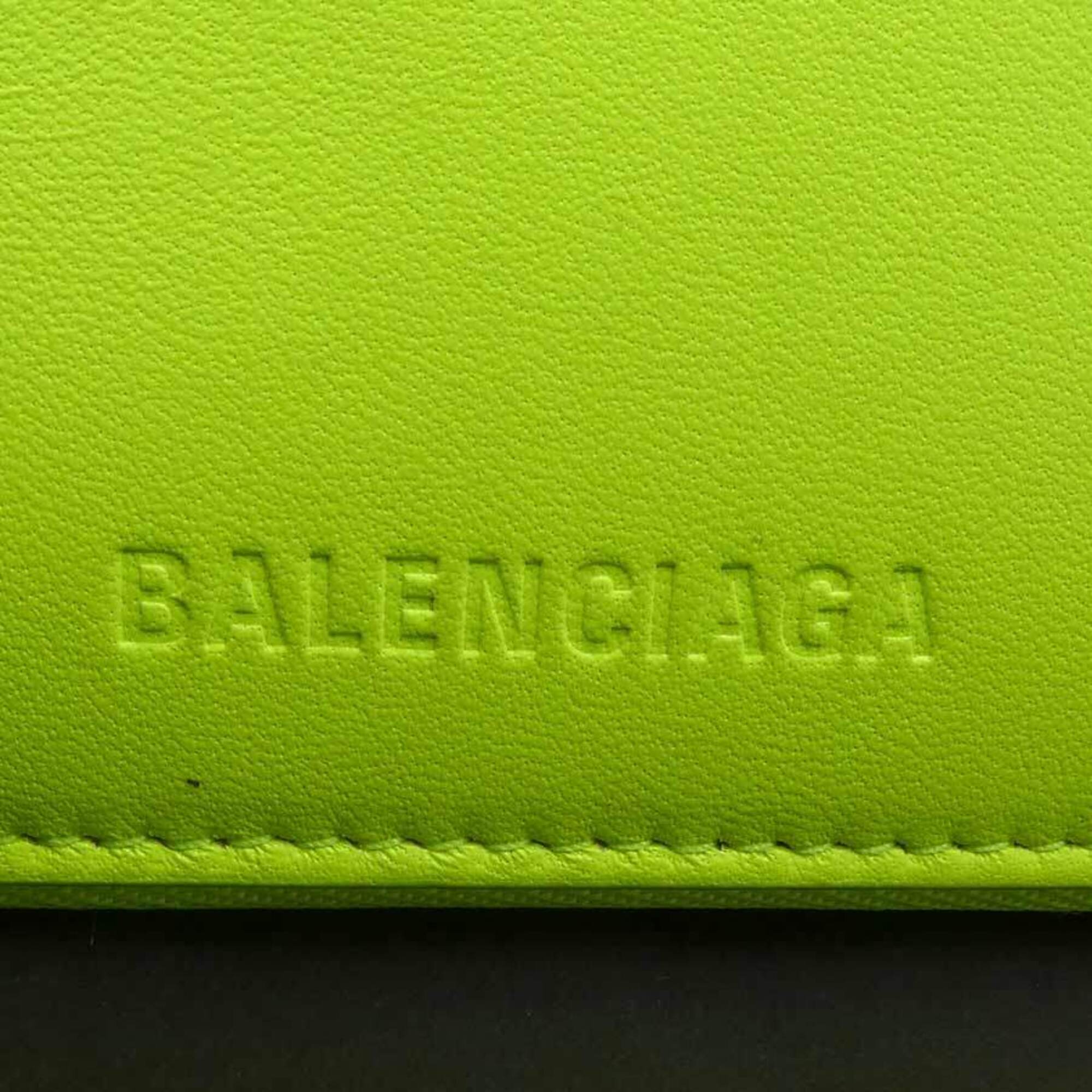 Balenciaga Yellow Leather Wallet (Bi-Fold) (Pre-Owned)