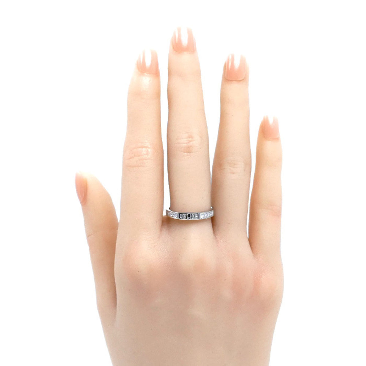 Celine Platinum 900 Band Ring (Pre-Owned)