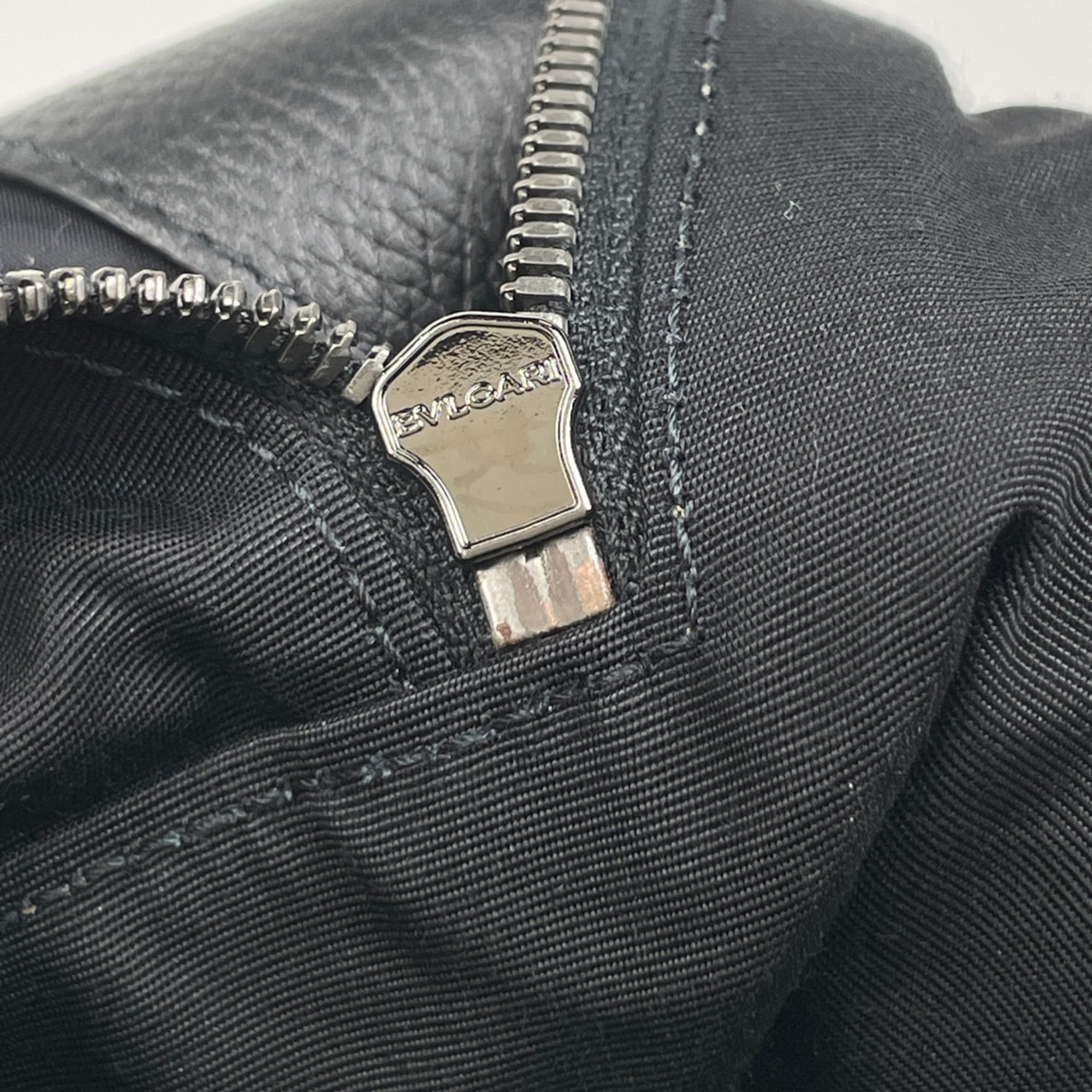 Bvlgari Black Nylon Backpack (Pre-Owned)