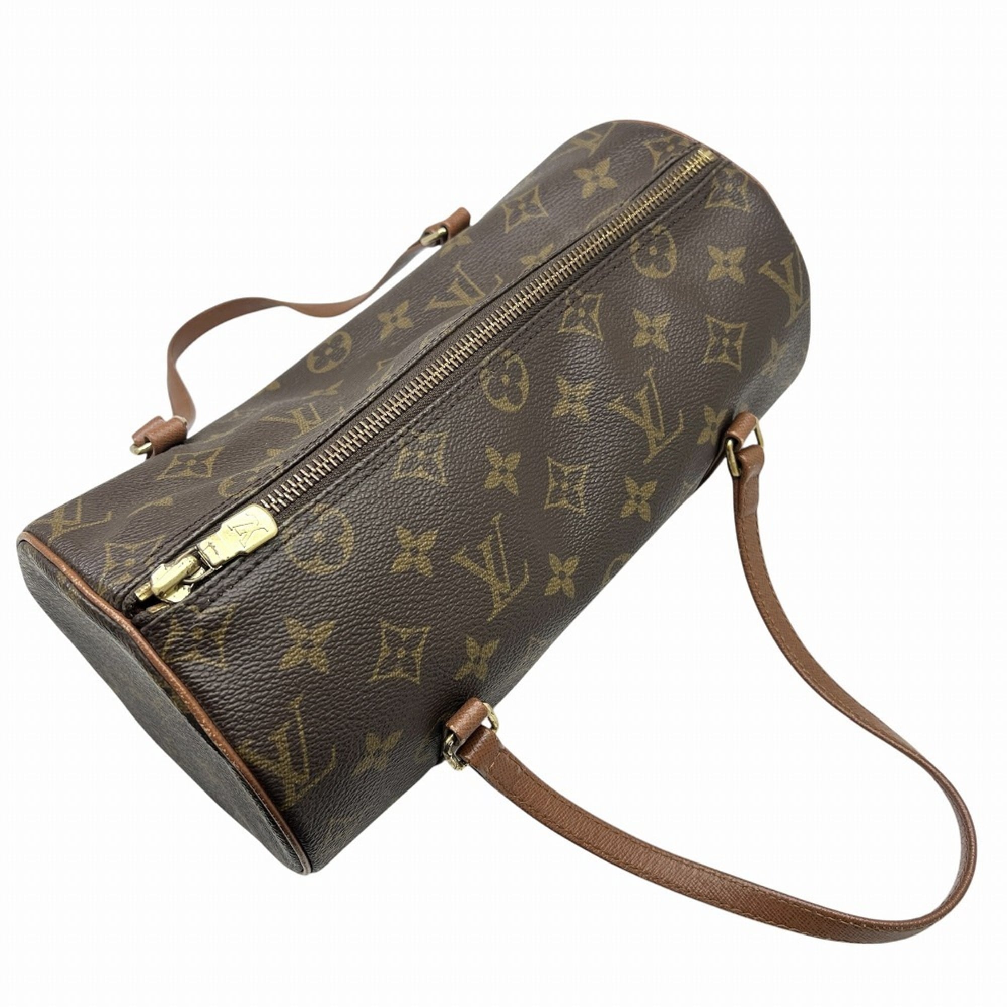 Louis Vuitton Brown Monogram Boston Bag Handbag (Pre-Owned)