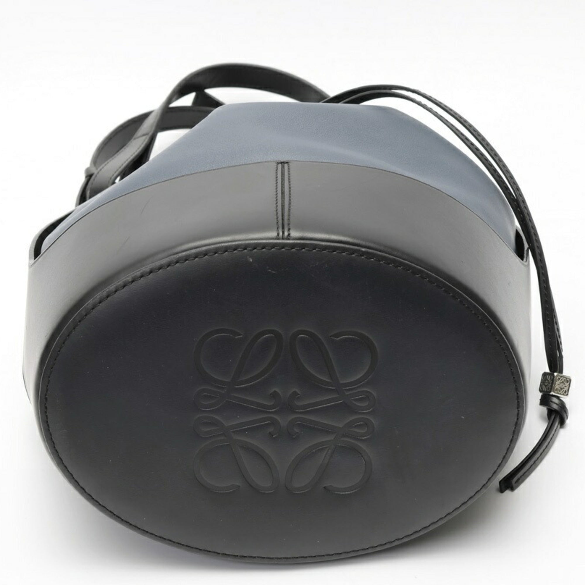 Loewe Black Blue Leather Shoulder Bag (Pre-Owned)