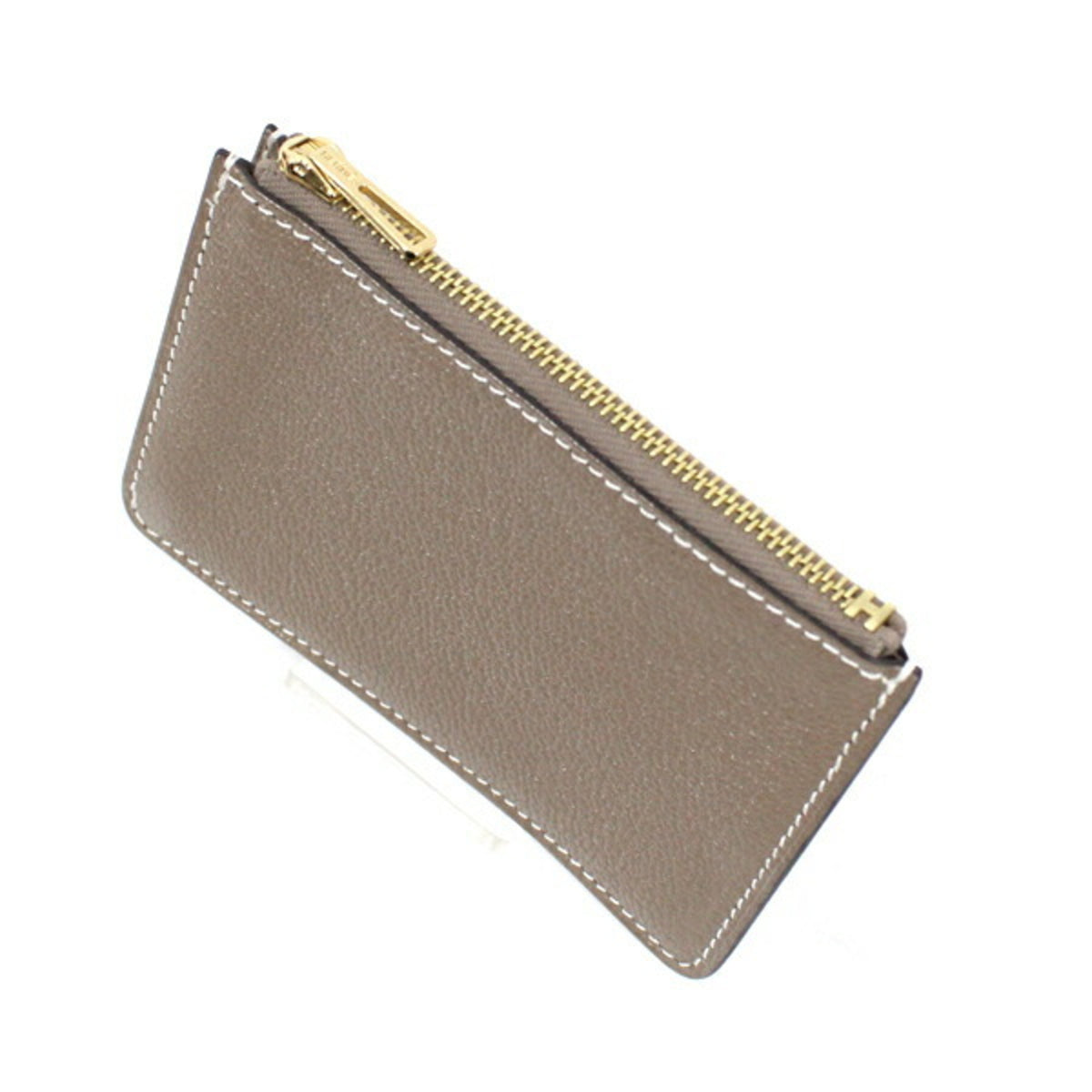 Hermes Etoupe Gray Chevre Myzore Leather Wallet (Bi-Fold) (Pre-Owned)