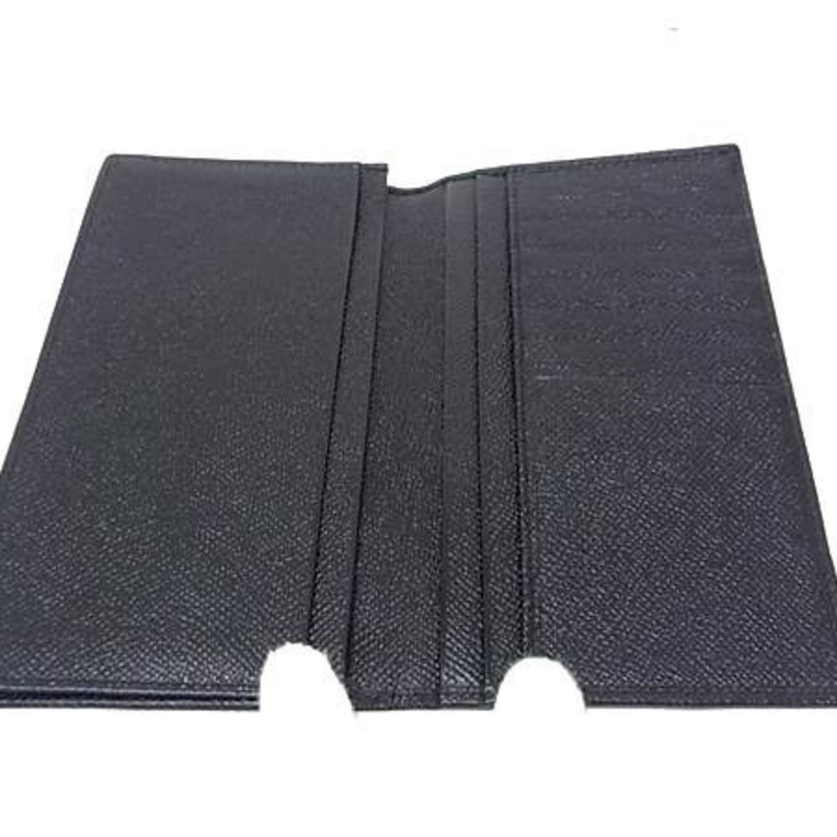 Bvlgari Black Leather Bill Wallet (Bi-Fold) (Pre-Owned)