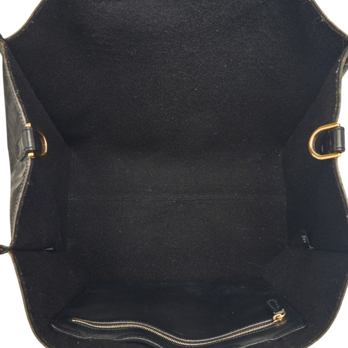 Fendi Black Pvc Wool Leather Tote Bag (Pre-Owned)