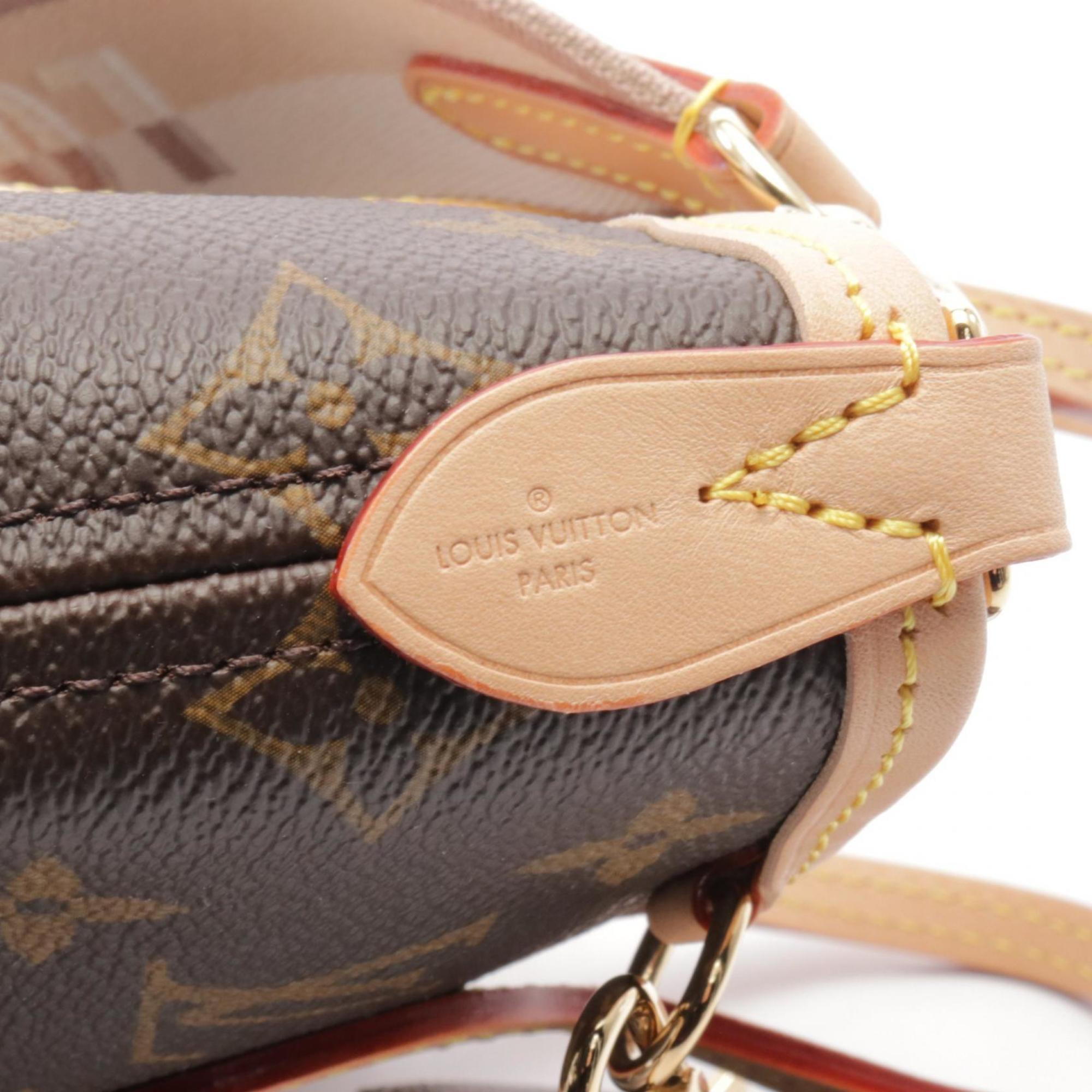 Louis Vuitton Brown Pvc Leather Handbag (Pre-Owned)
